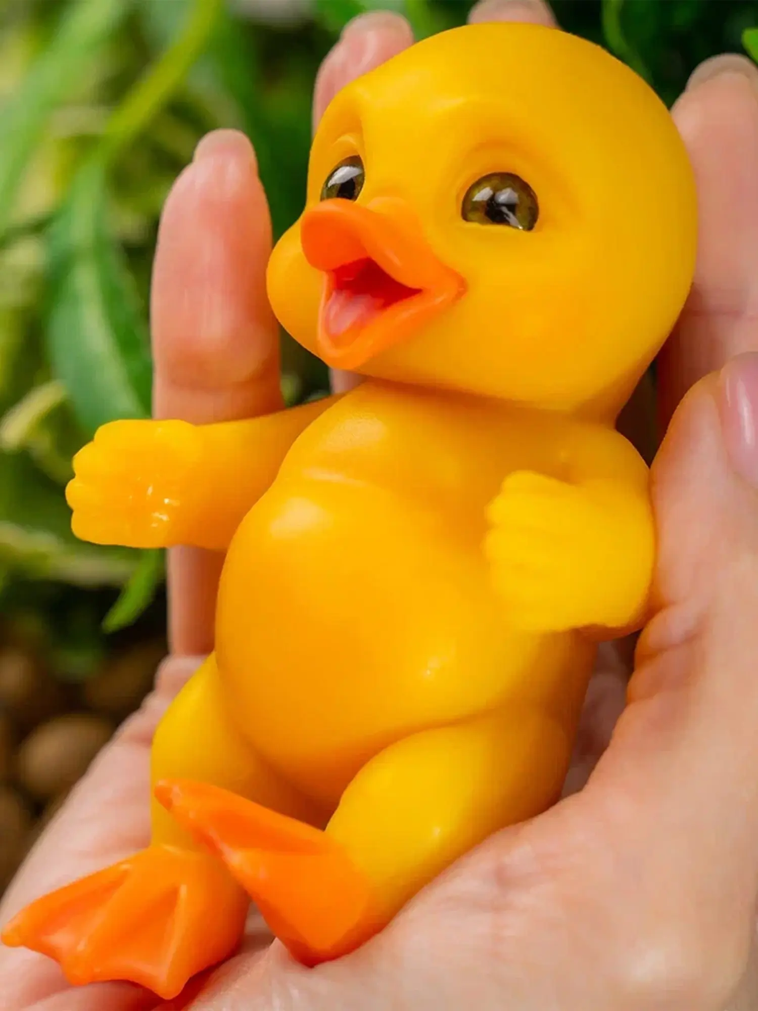 Игрушка Утенок веселый, желстый, 12 см. - изображение 4