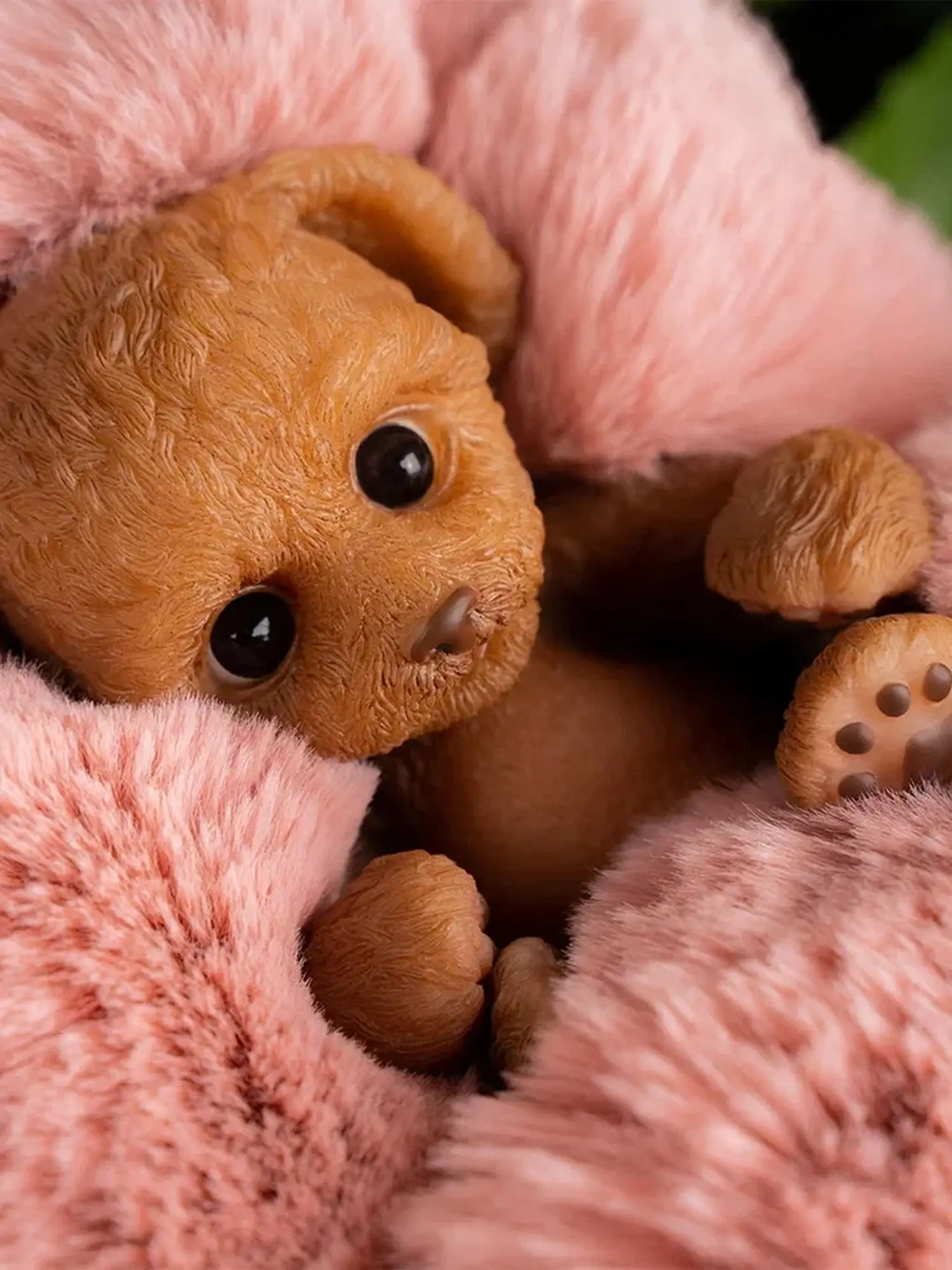 Игрушка Пудель, коричневый, 18 см. - изображение 6