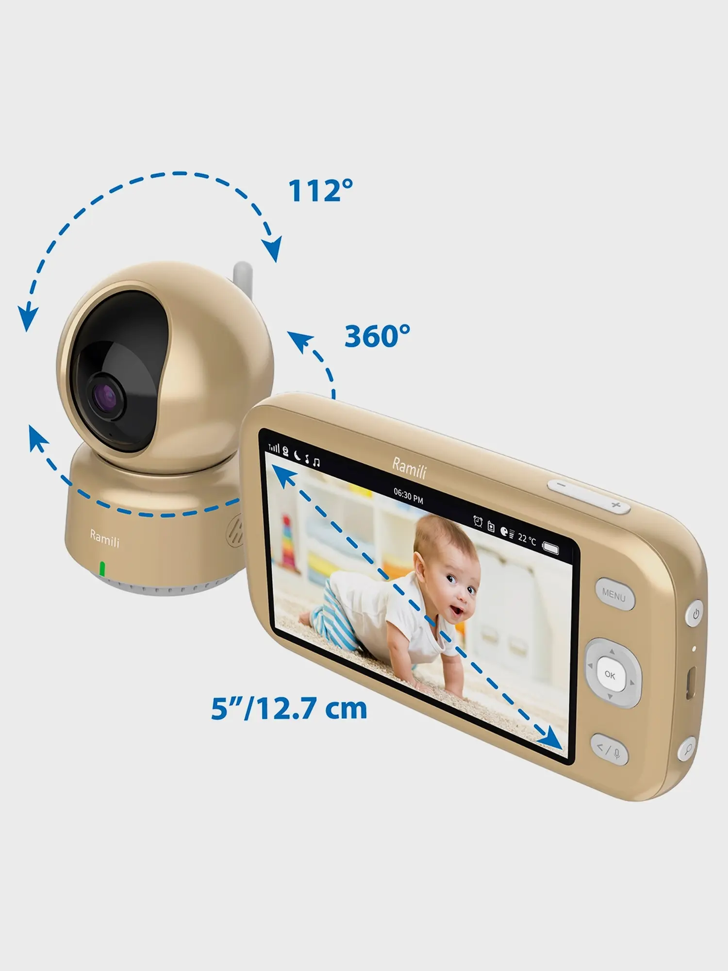 Видеоняня Ramili Baby RV1600 с повышенной дальностью - изображение 8