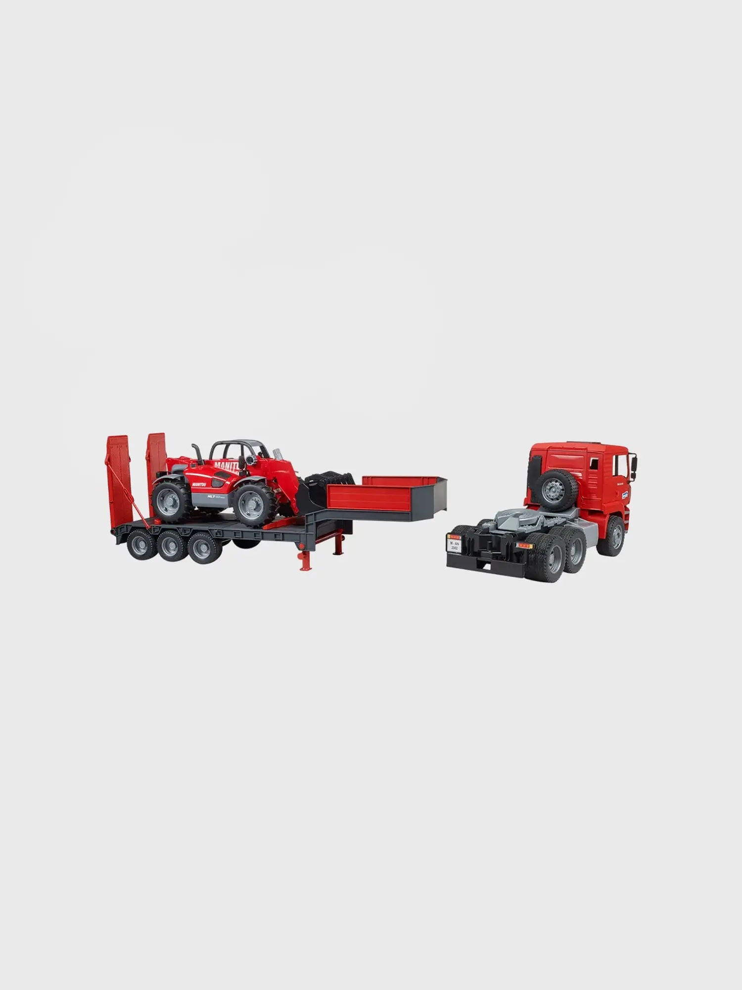 Грузовик MAN с погрузчиком Manitou - изображение 4