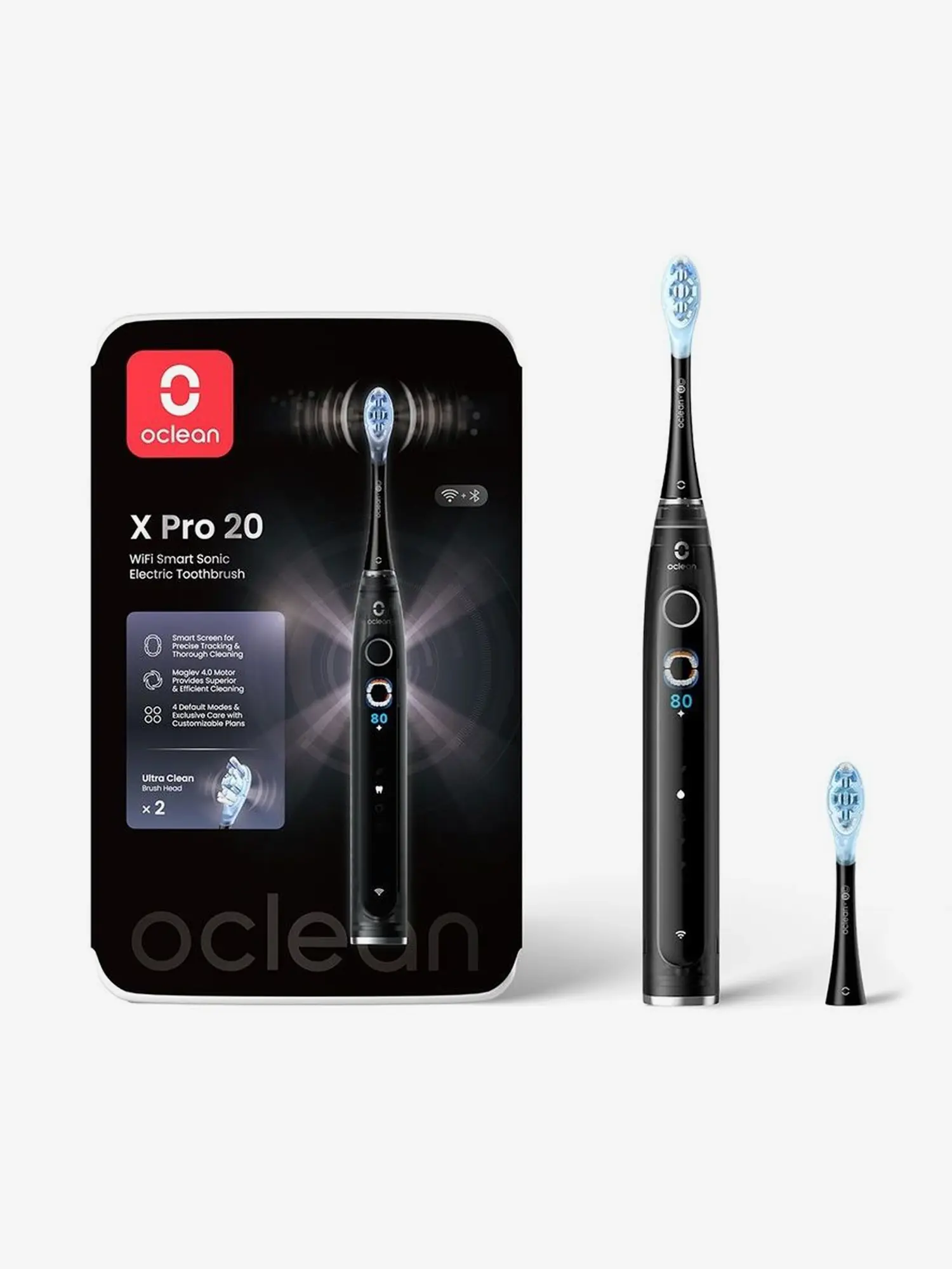 Зубная щетка 'лектрическая X Pro 20, черная