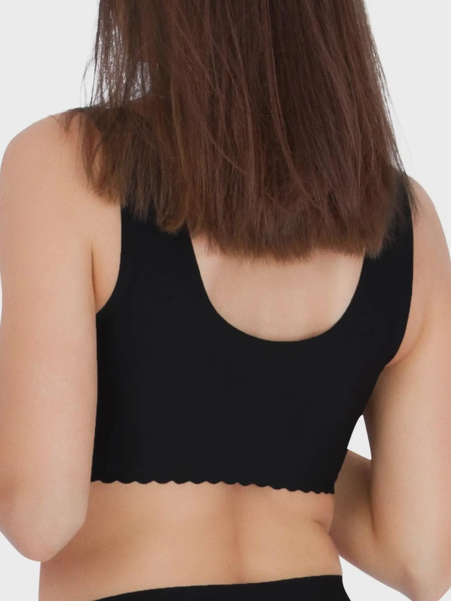 Черный бюстгальтер для кормления Anti Bra Scoop Neck - изображение 2