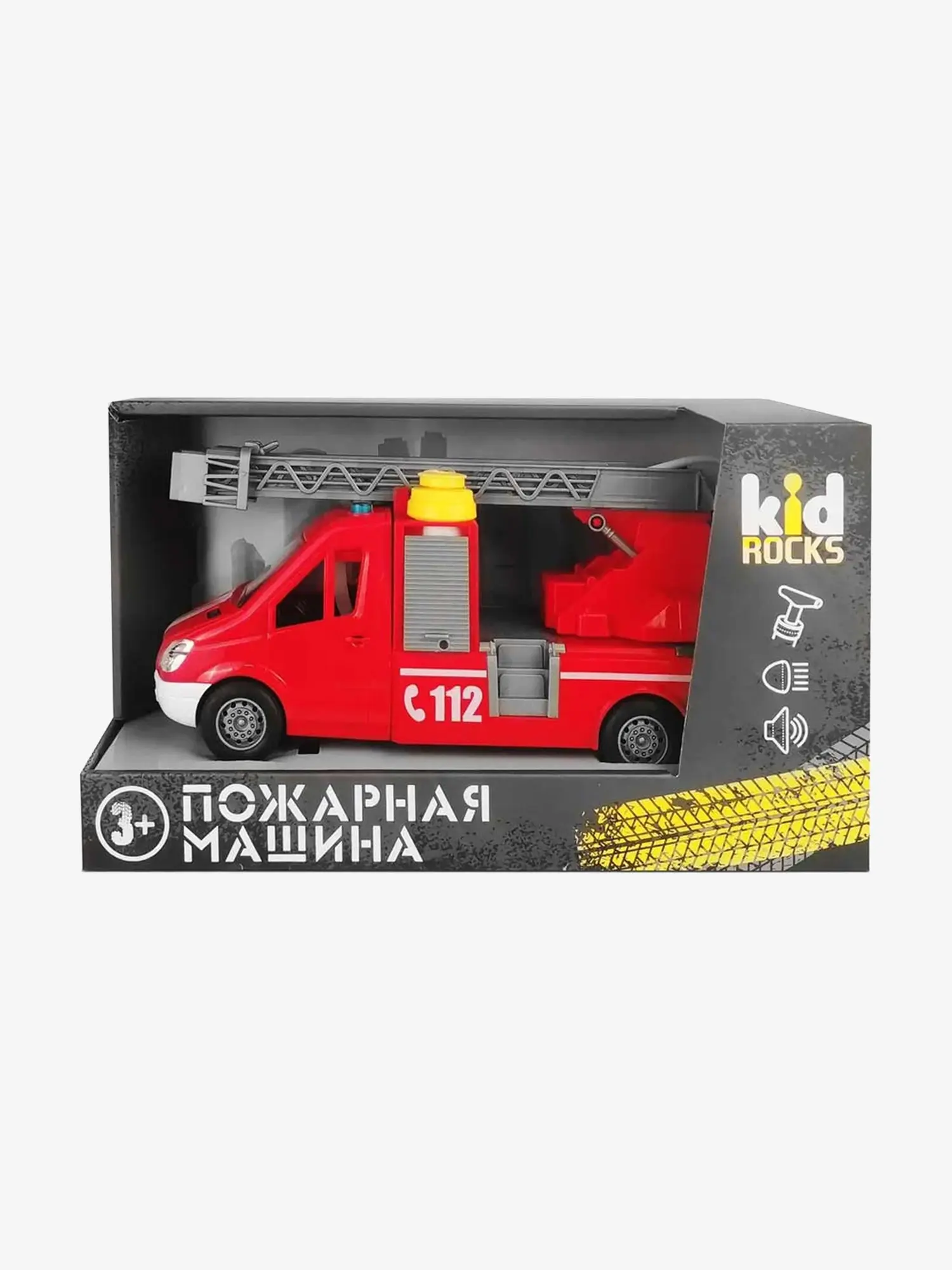 Пожарная машина, масштаб 1:16,со звуком и светом - изображение 3