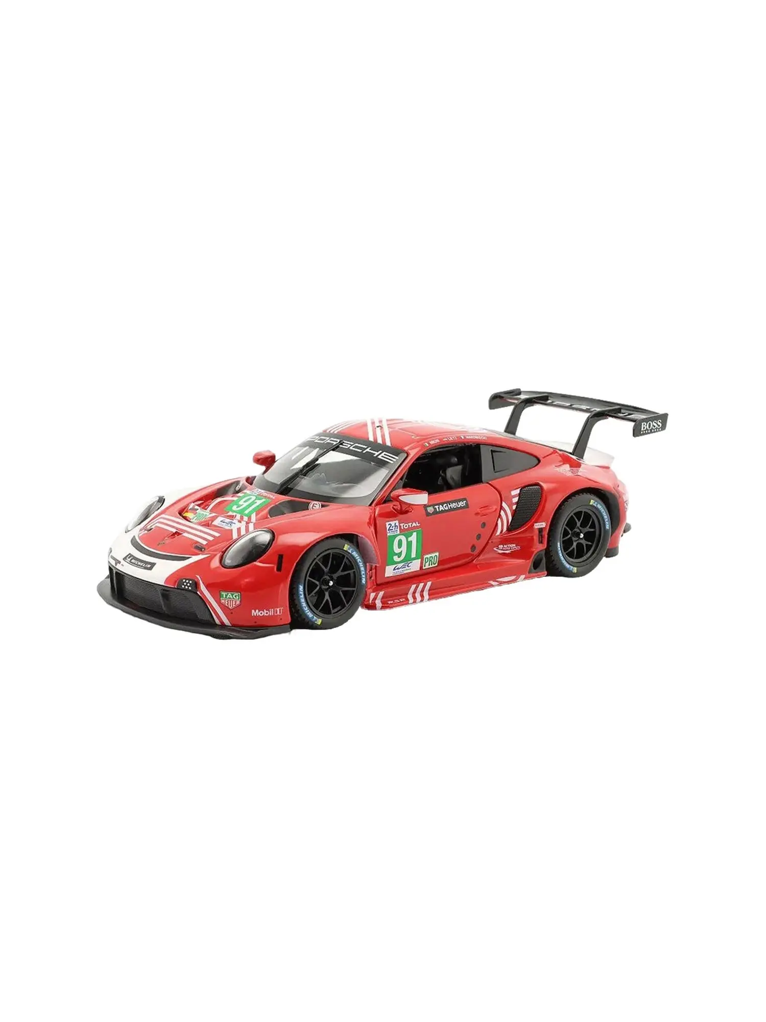 Машина Bburago 1:43 RACE (Coll. B) - Porsche 911 RSR LM 2020 #91 Red