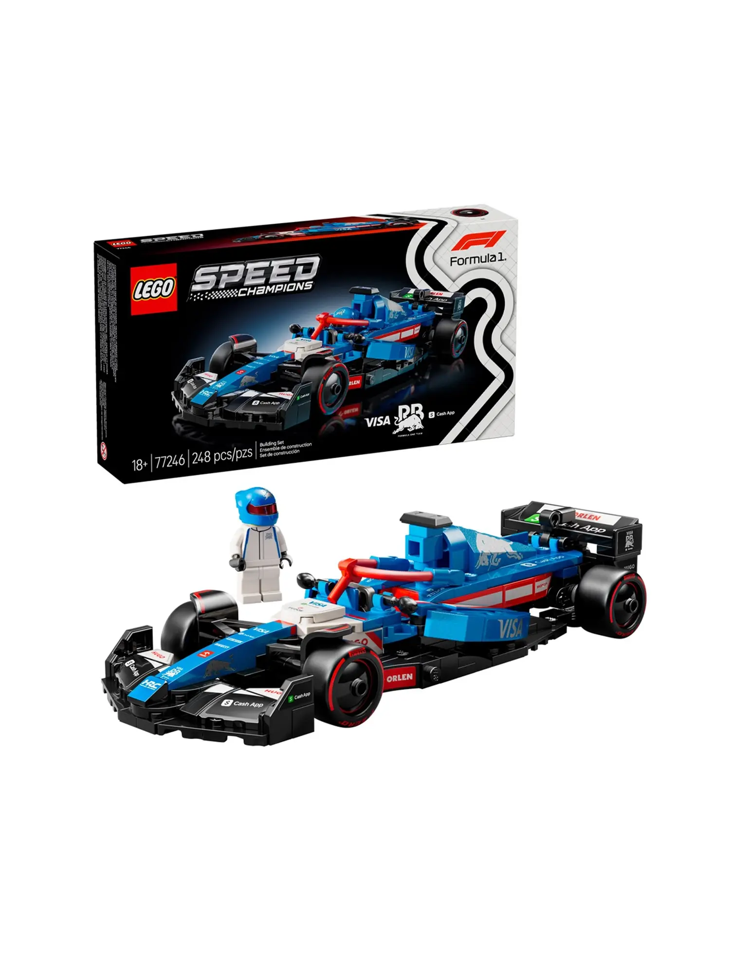 Конструктор Speed Champions "Visa Cash App RB VCARB 01 F1®"