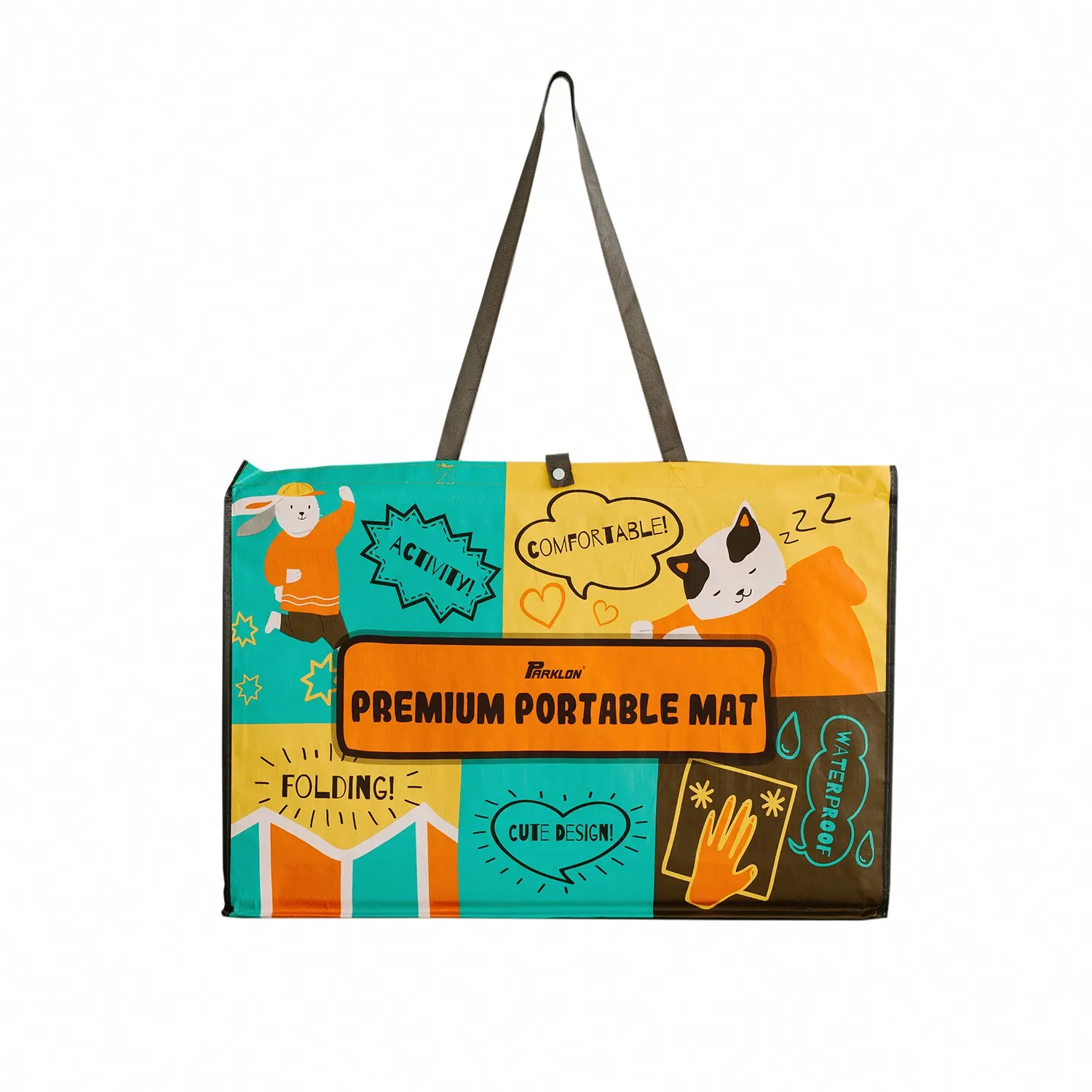 Коврик портативный Portable "Милые гномы", 140x200x1 см  - изображение 8