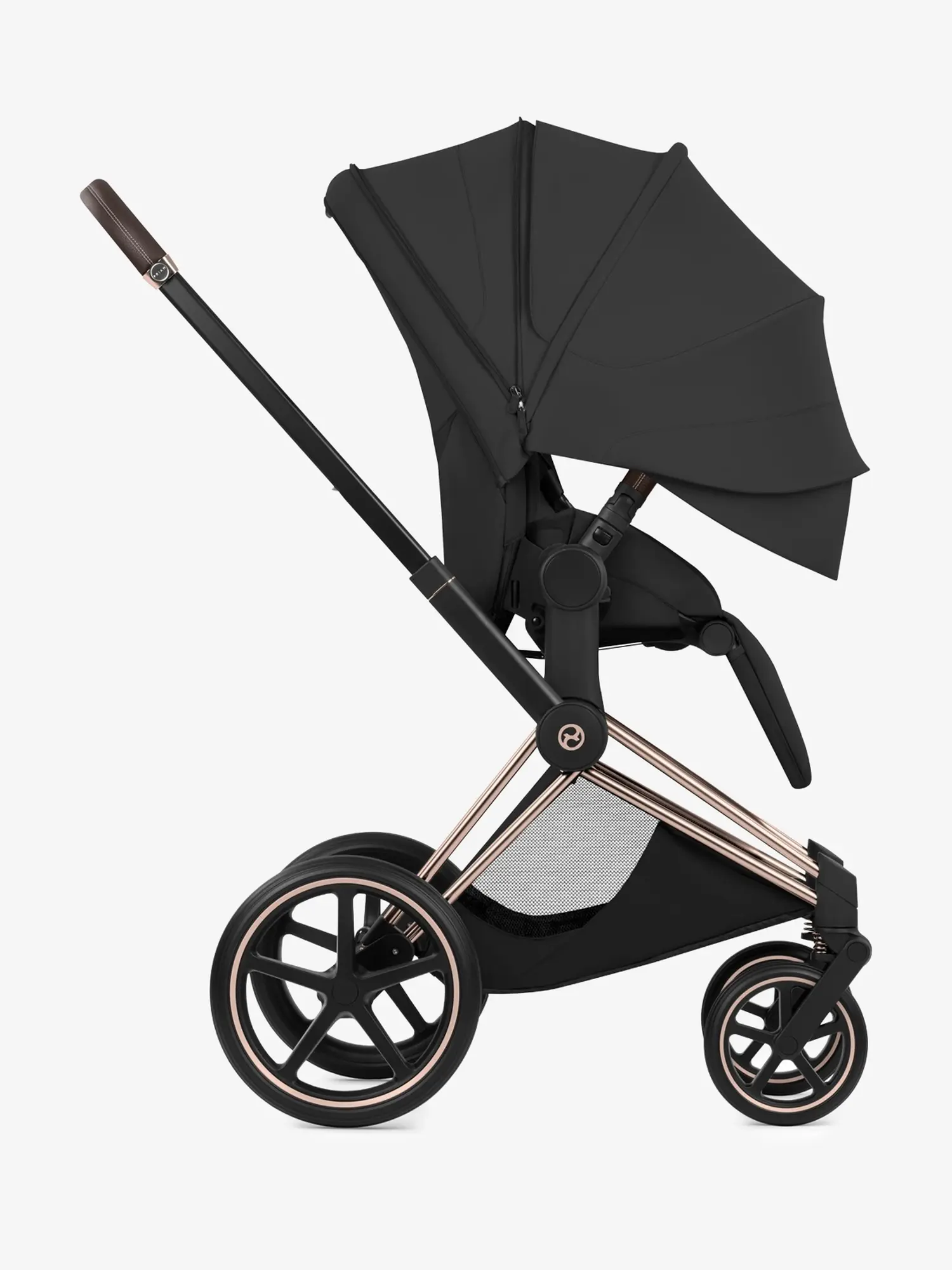 Коляска 2 в 1 Priam V Style Rosegold, Sepia Black - изображение 8