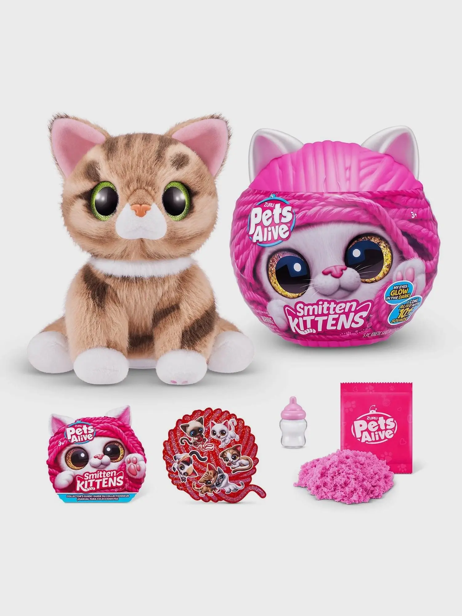 Игрушка PETS ALIVE, "ласковый котенок", с аксессуарами , звук, механ, в ассортименте - изображение 6
