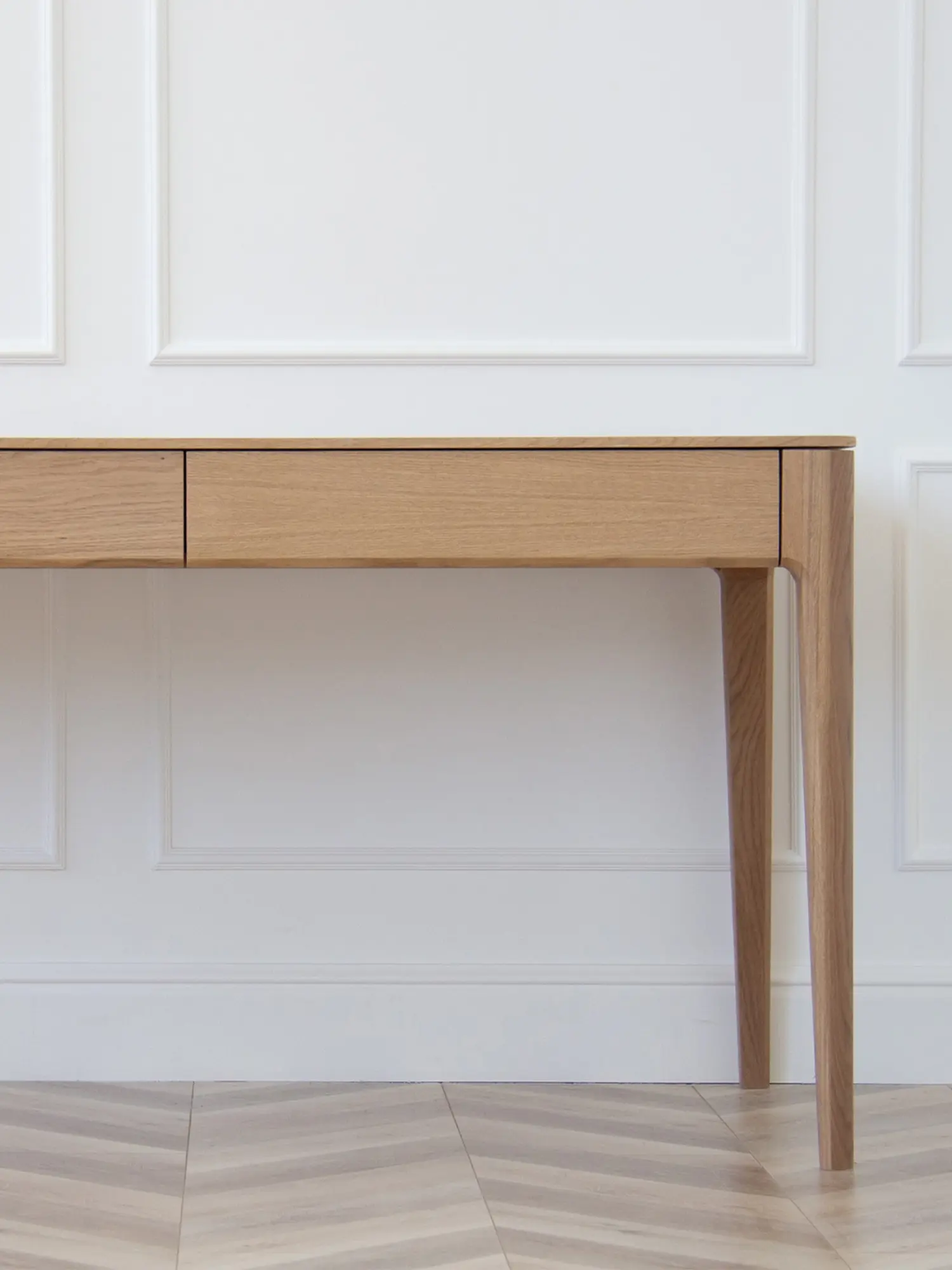 Стол письменный Ellipsefurniture Type oak 140х70 см (натуральный дуб) - изображение 9