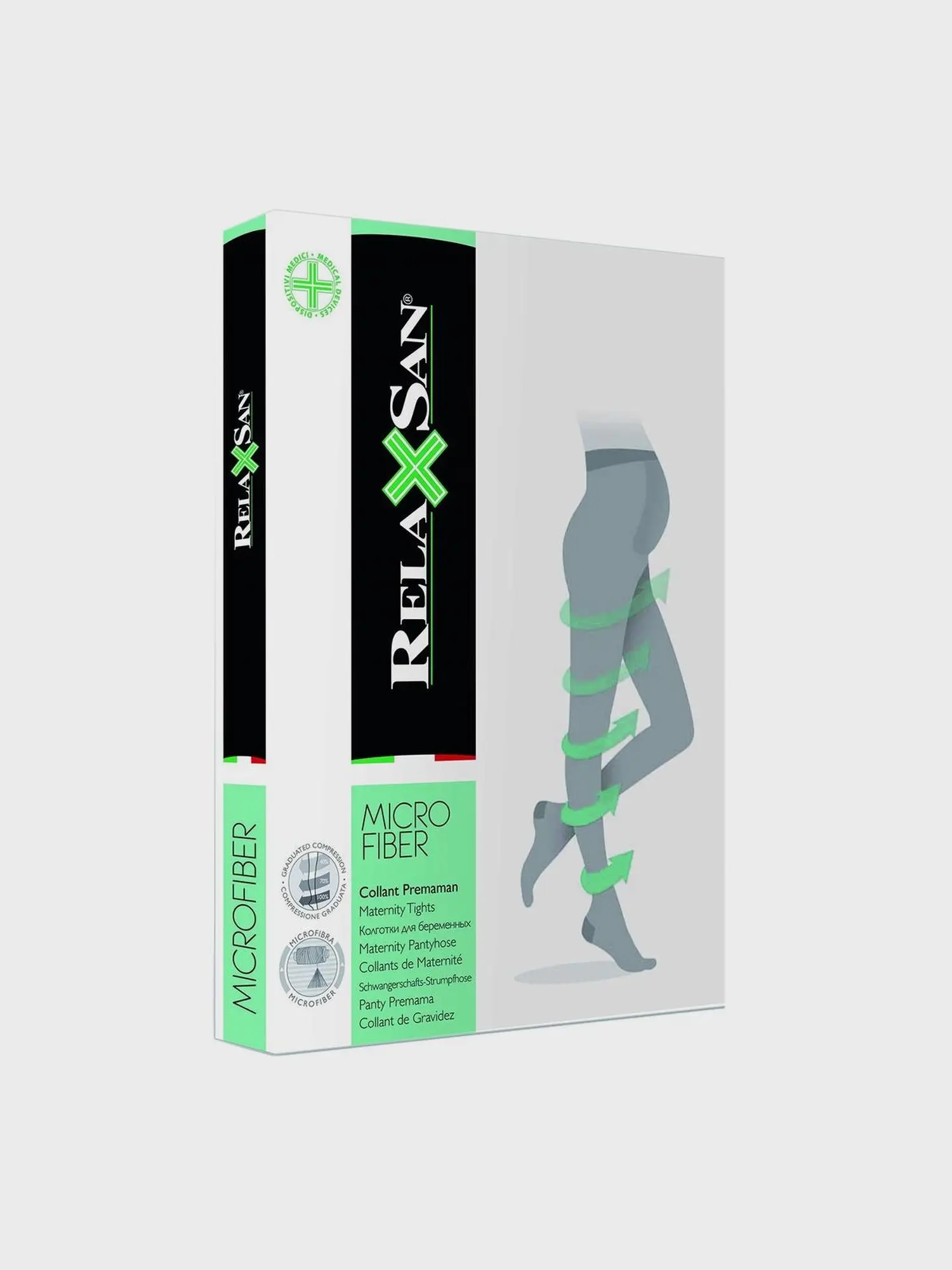 Матовые колготки Maternity 70 Micro для беременных, черный цвет - изображение 1