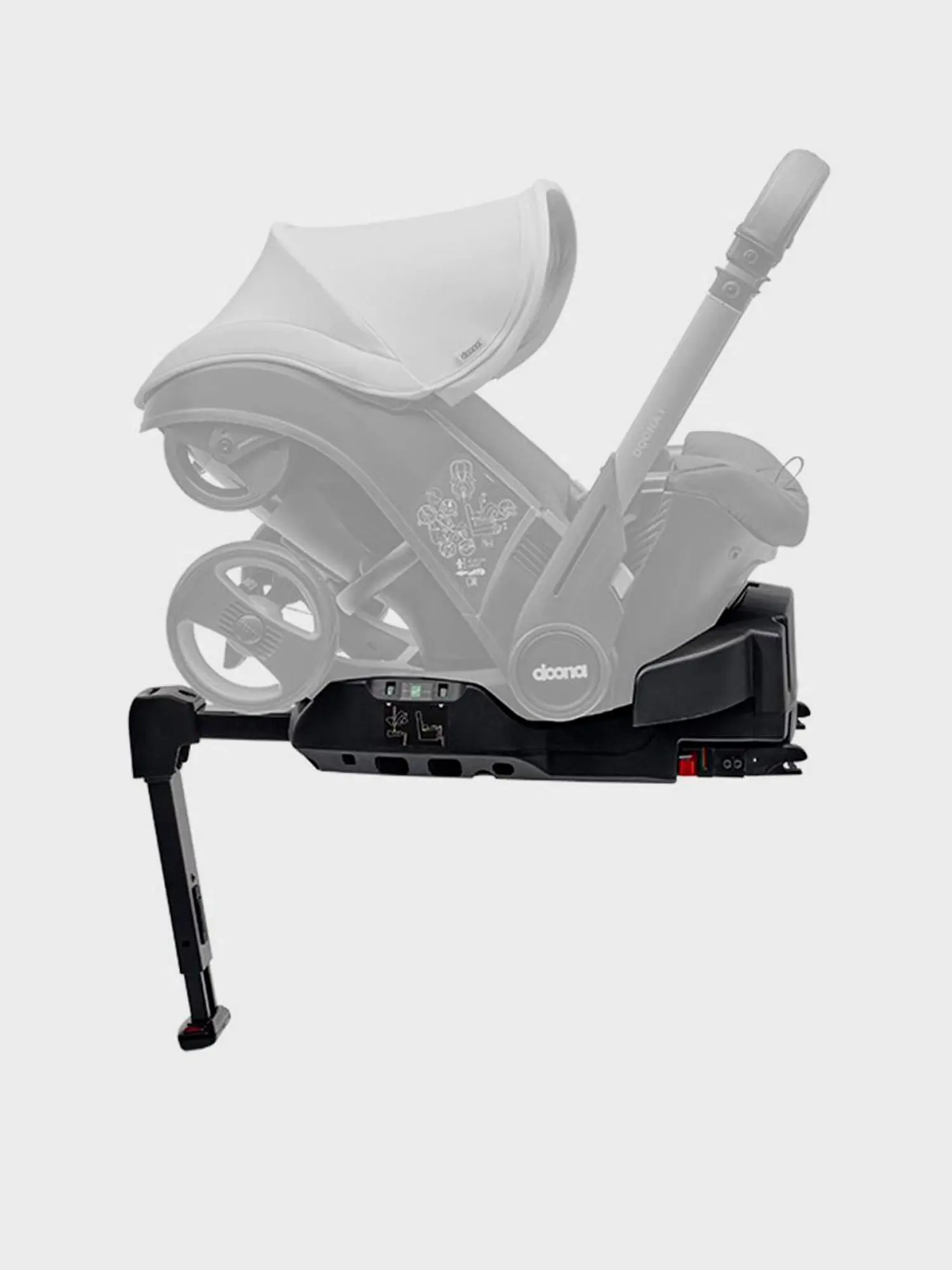 Коляска-автокресло Dоona i Nitro Black в комплекте с базой ISOFIX - изображение 14