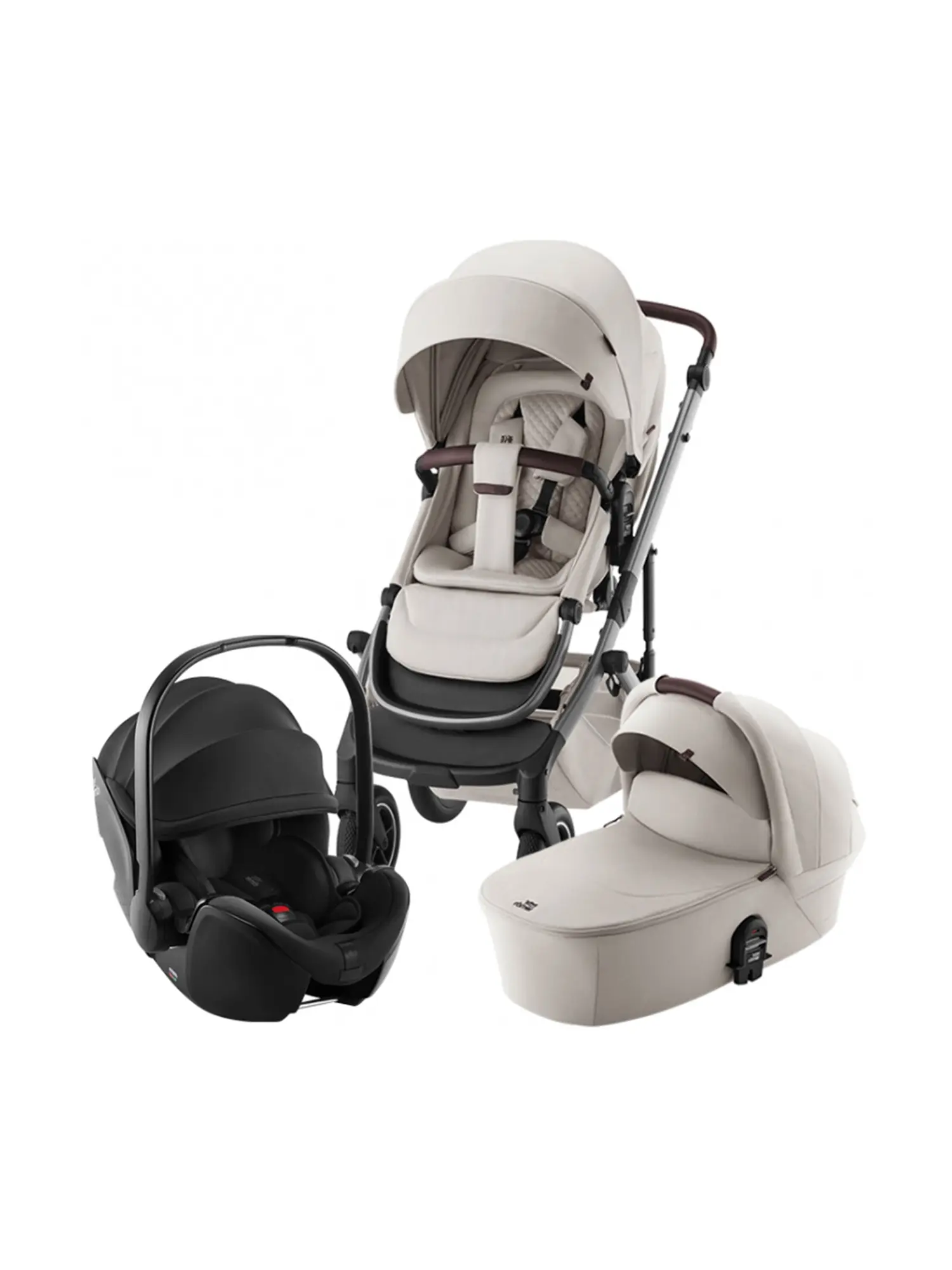 Коляска 3в1 SMILE 5Z LUX, Soft Taupe + автокресло