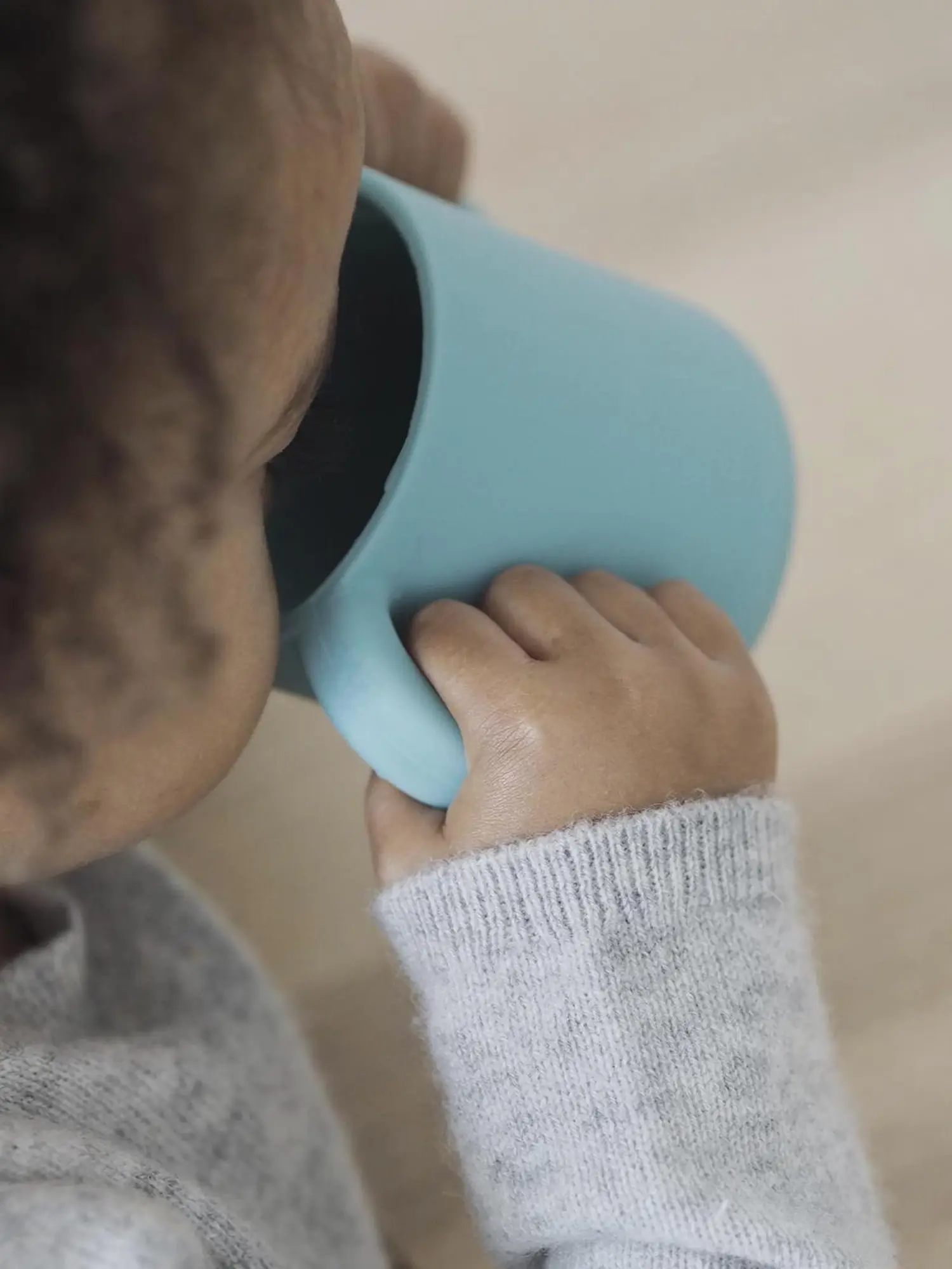 Голубой силиконовый поильник TASSE D'APPRENTISS SILIC - изображение 4