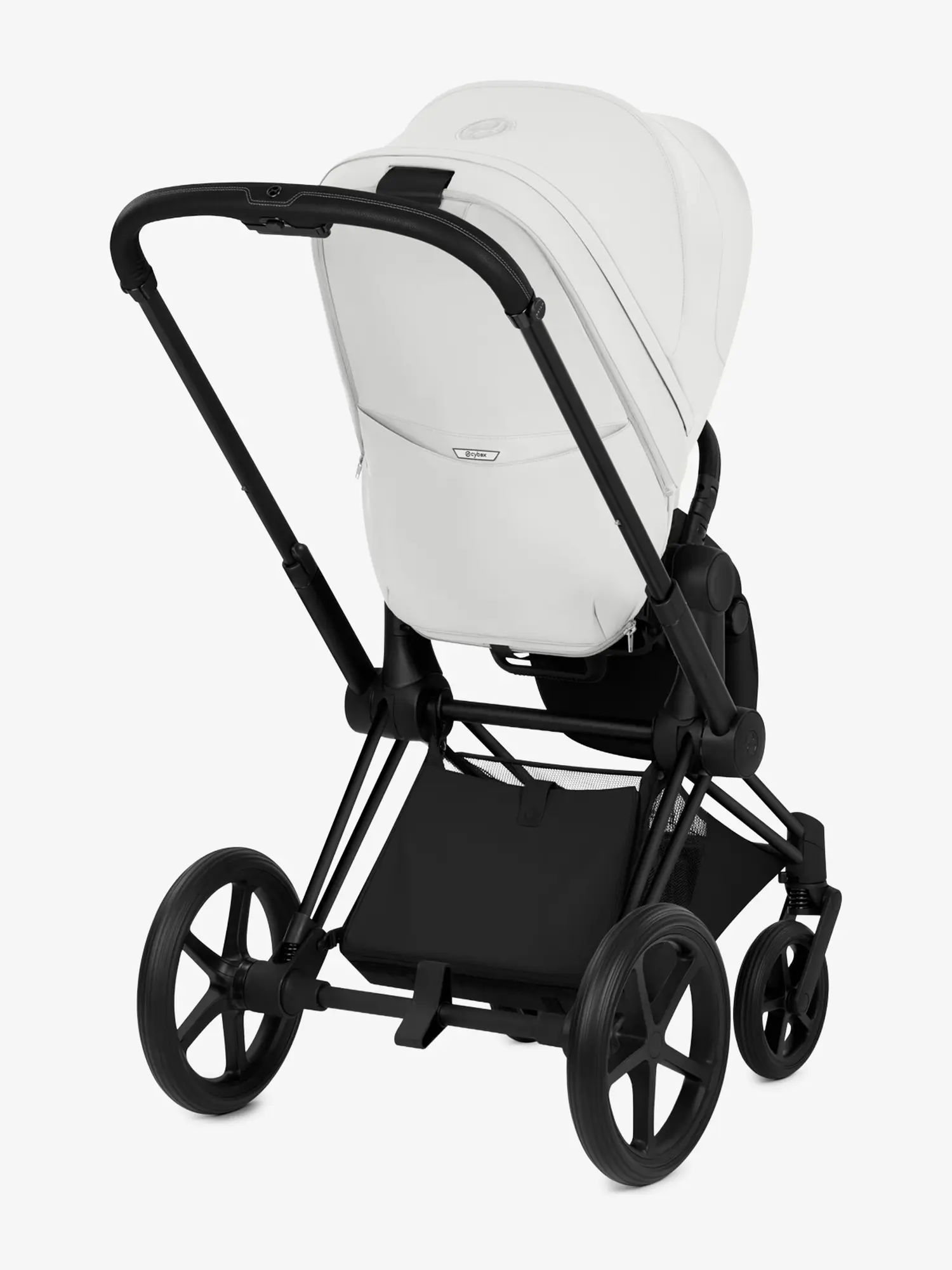 Коляска 2 в 1 Priam V Style Matt Black Off White - изображение 2