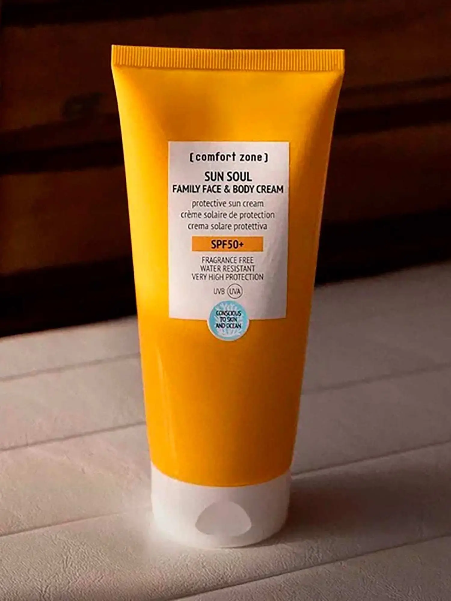 Солнцезащитный водостойкий крем SUN SOUL FAMILY FACE&BODY CREAM SPF50+ , 200 мл - изображение 4