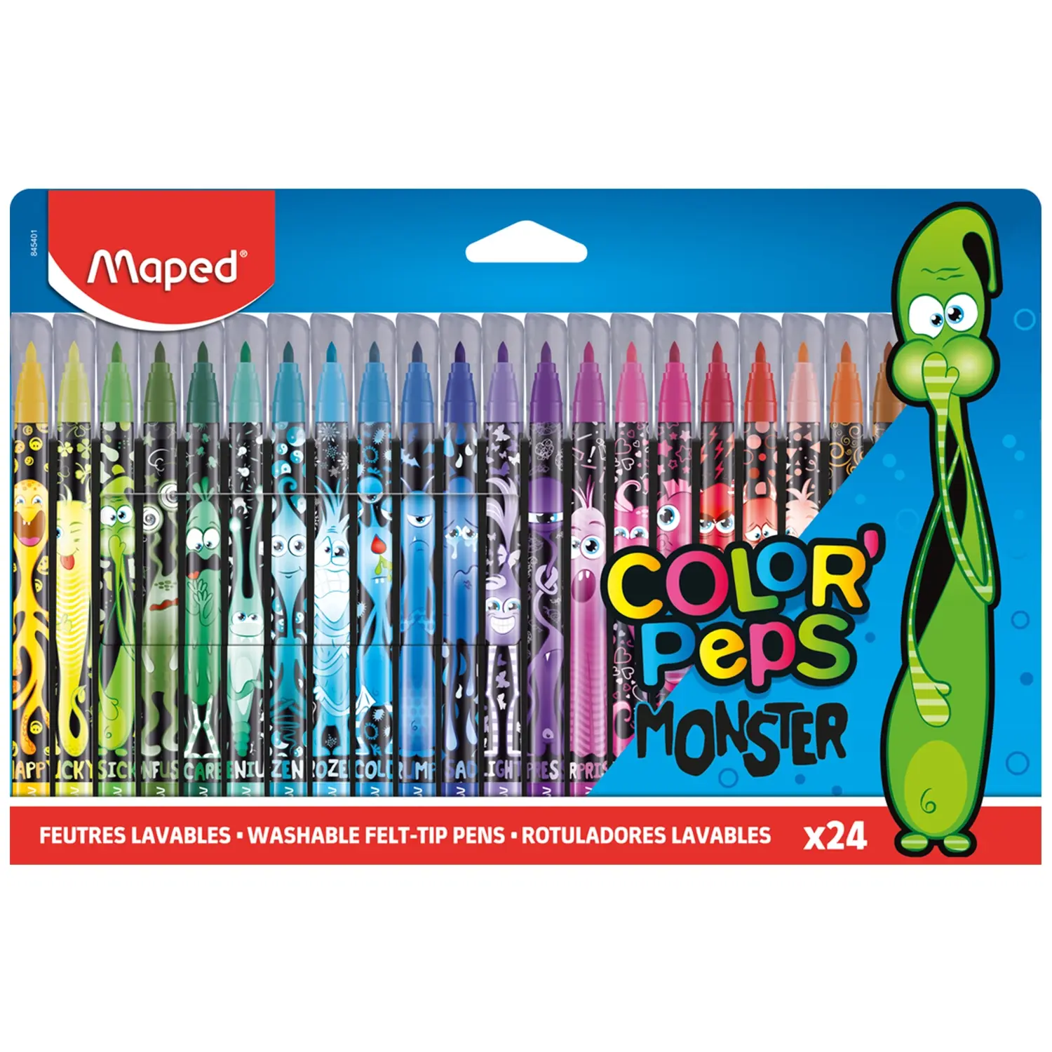 Фломастеры ColorPeps Monsters, 24 шт.