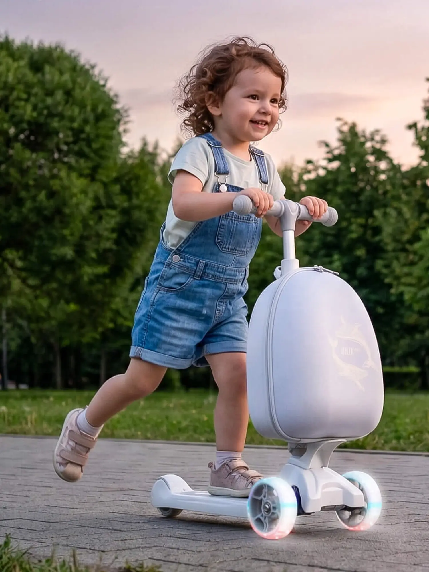 Самокат трехколесный Backpack Ocean Grey - изображение 11