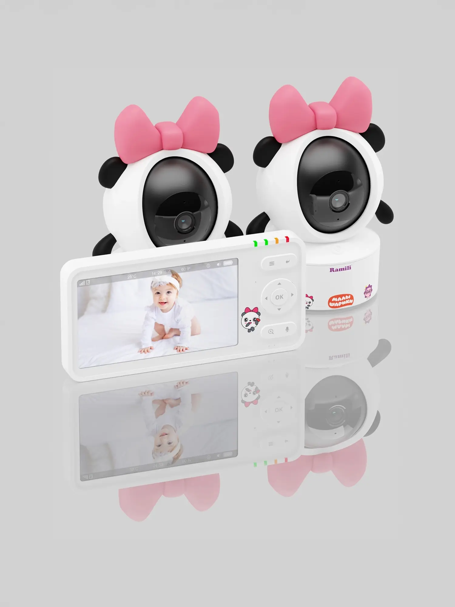 Видеоняня Baby RV700X2PANDA Пандочка, Малышарики - изображение 7
