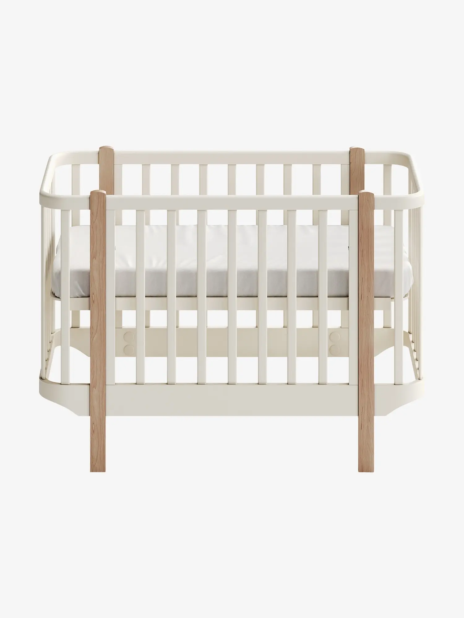 Кровать KIDI Soft mini, молочный, 60x120 см