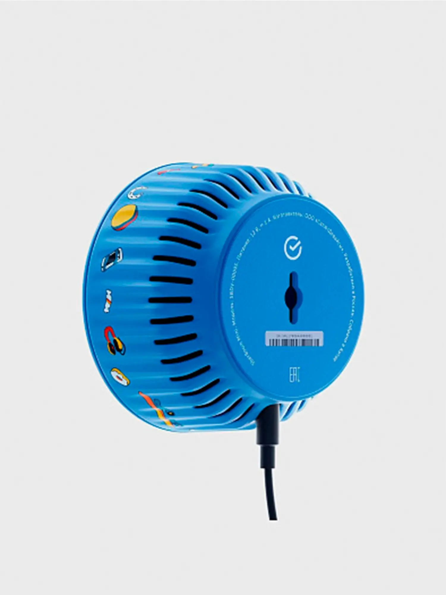 Колонка SberBoom Mini, безоблачный голубой, Простоквашино - изображение 4