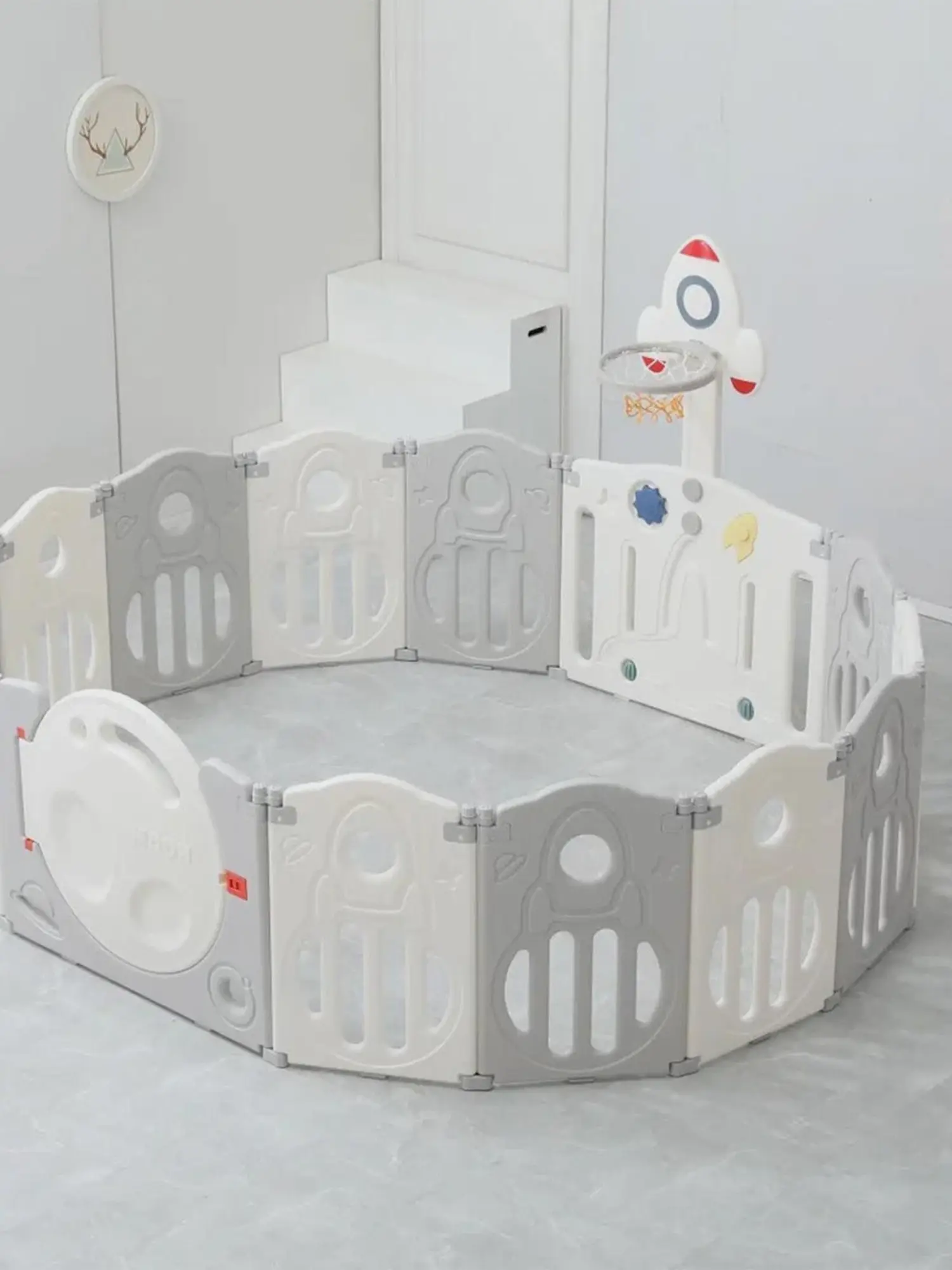 Манеж Kids SUPREME Space grey, 160x160 - изображение 3