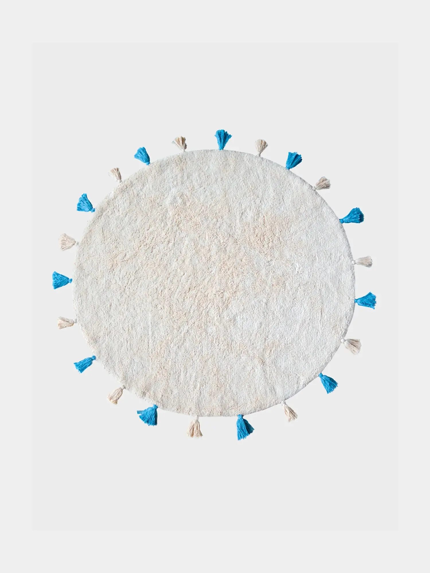 Хлопковый ковер Colorful White Blue 120х180 см