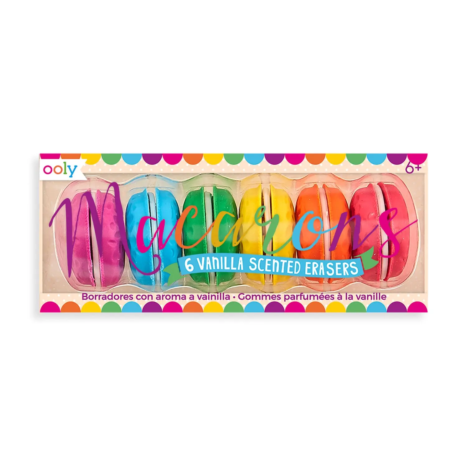Набор ароматических ластиков "Макарун", 6 шт - изображение 15