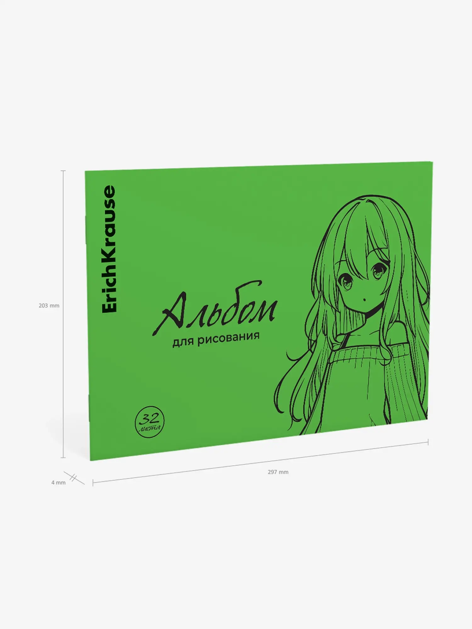 Альбом для рисования Anime, А4, 32 листа - изображение 3
