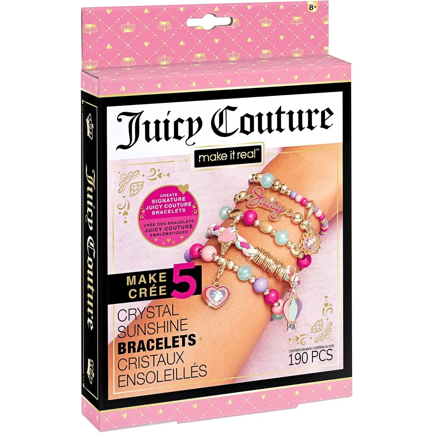 Набор для творчества "Создай свои браслеты "Хрустальное сияние JuicyCouture"