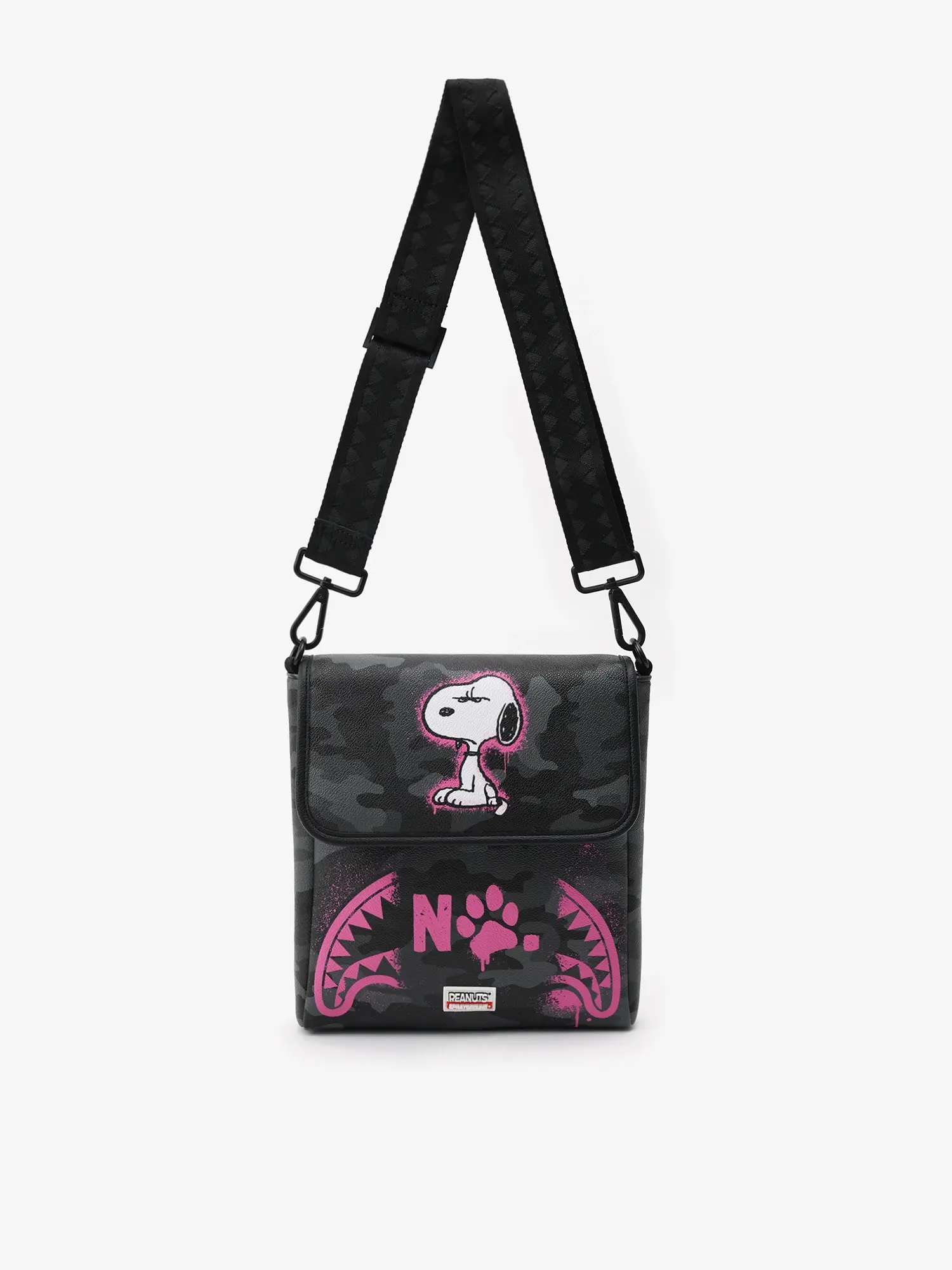Сумка Snoopy Pink Stencil Messenger Sling - изображение 3