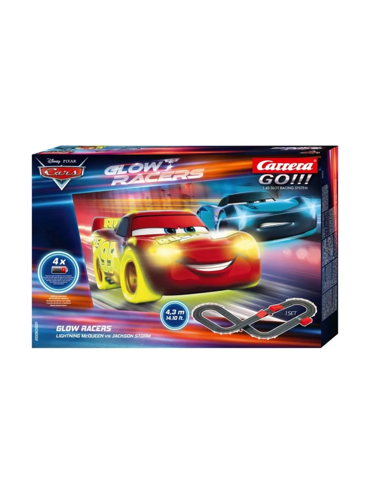 Автотрек GO Disney·Pixar Cars - Glow Racers