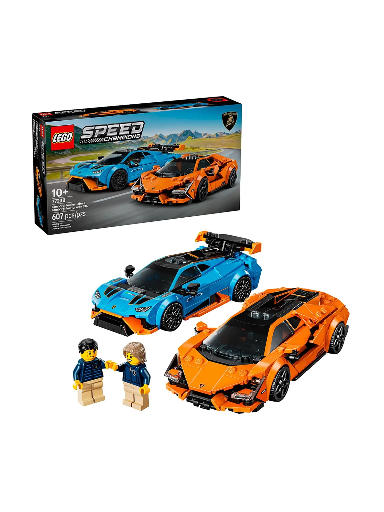 Конструктор Speed Champions "Lamborghini Revuelto & Huracаn STO"