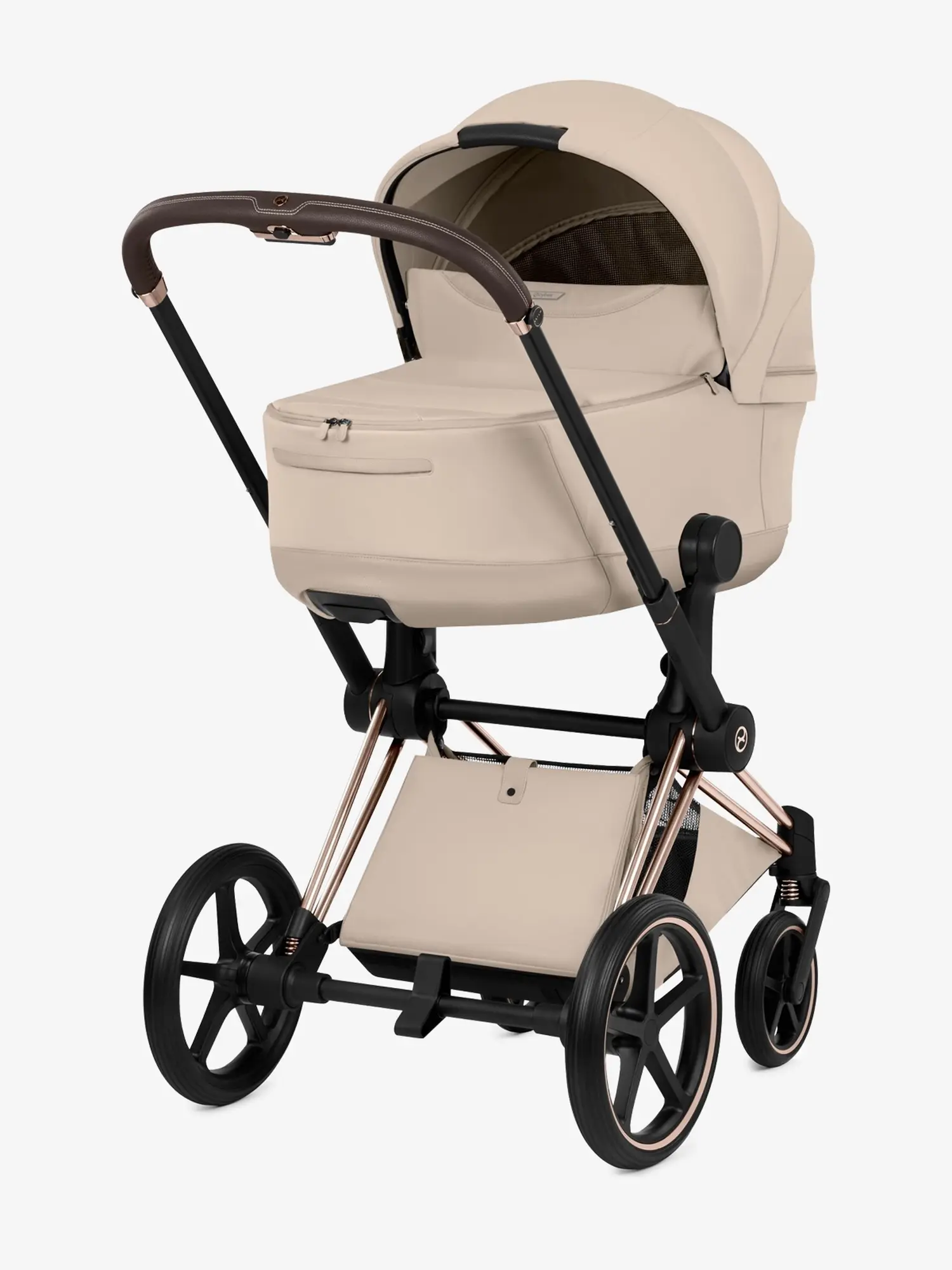 Коляска 2 в 1 Priam V Style Rosegold, Cozy Beige