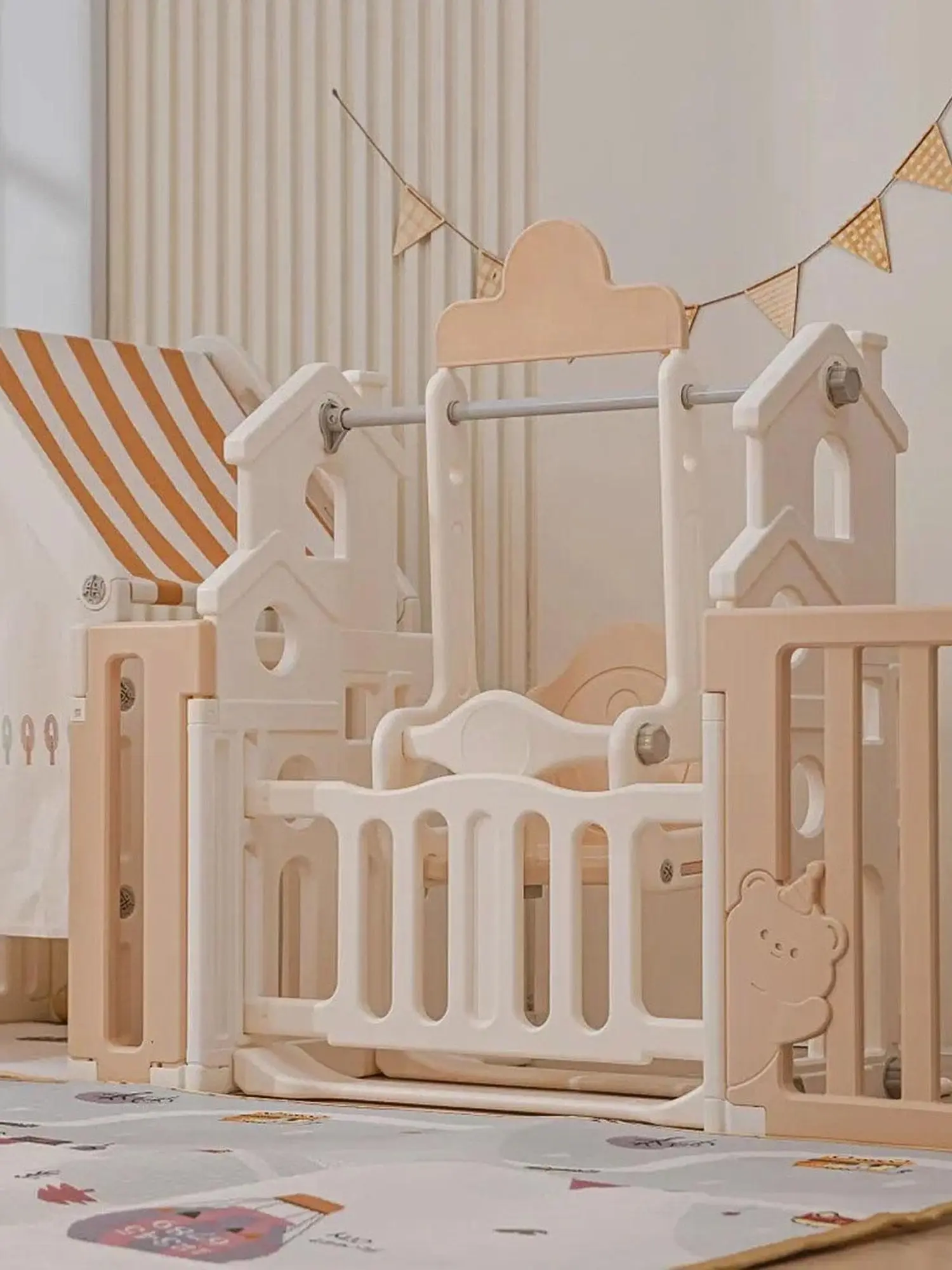 Манеж Kids DeLuxe House&Storage Camel 180x200 см - изображение 8