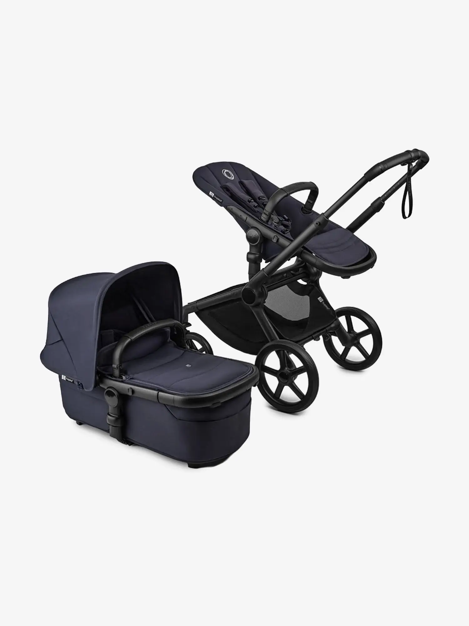 Коляска 2 в 1 Fox 5 Black/Deep Indigo-Deep Indigo - изображение 2