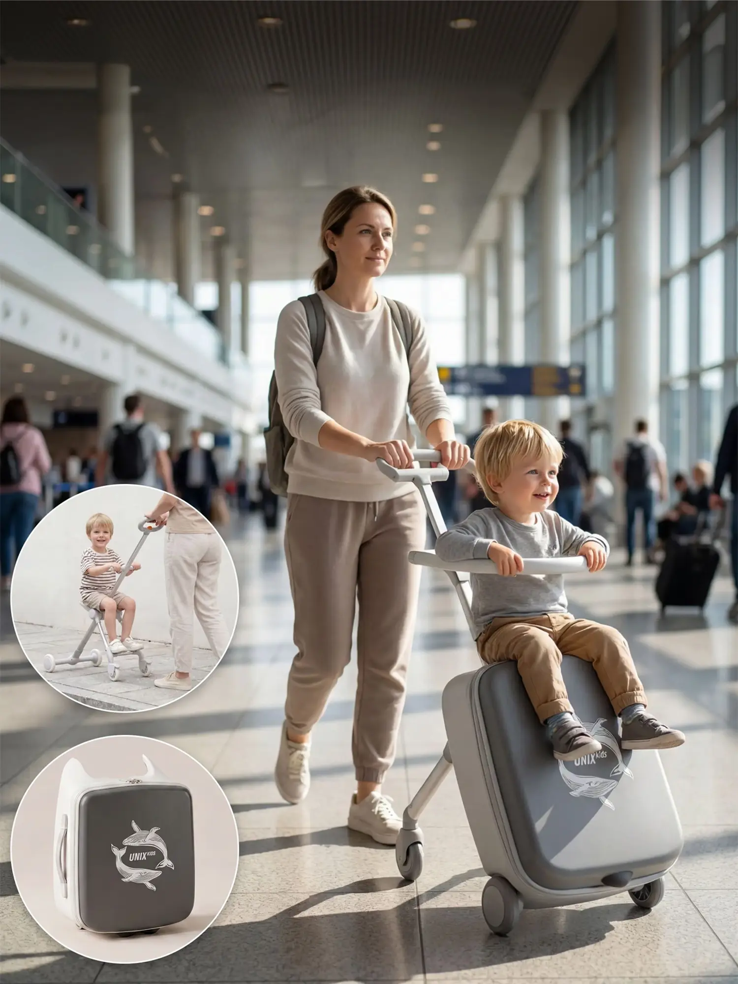 Чемодан Stroller Ocean Grey - изображение 11