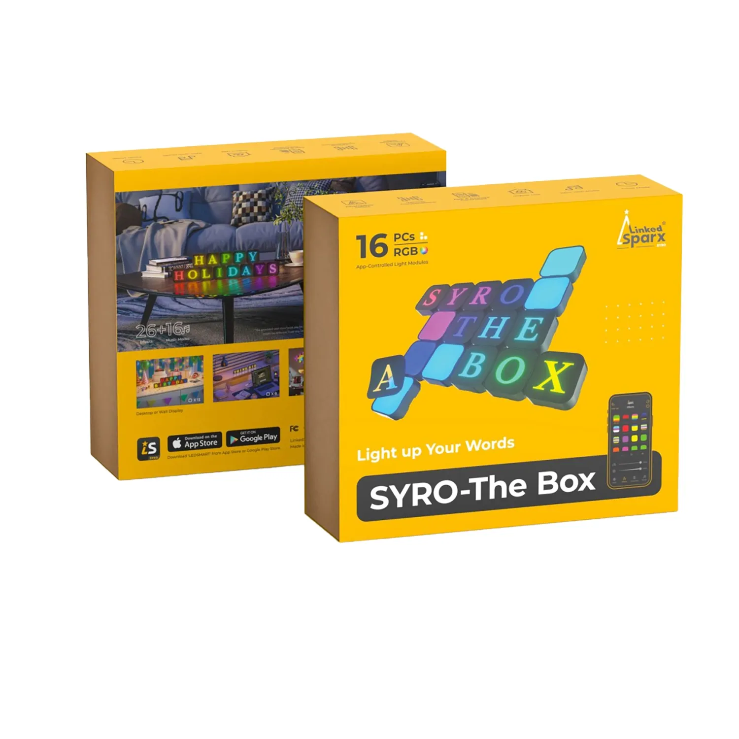 LinkedSparx Гирлянда конструктор SYRO-The Box RGB Holiday Kit Артикул ...