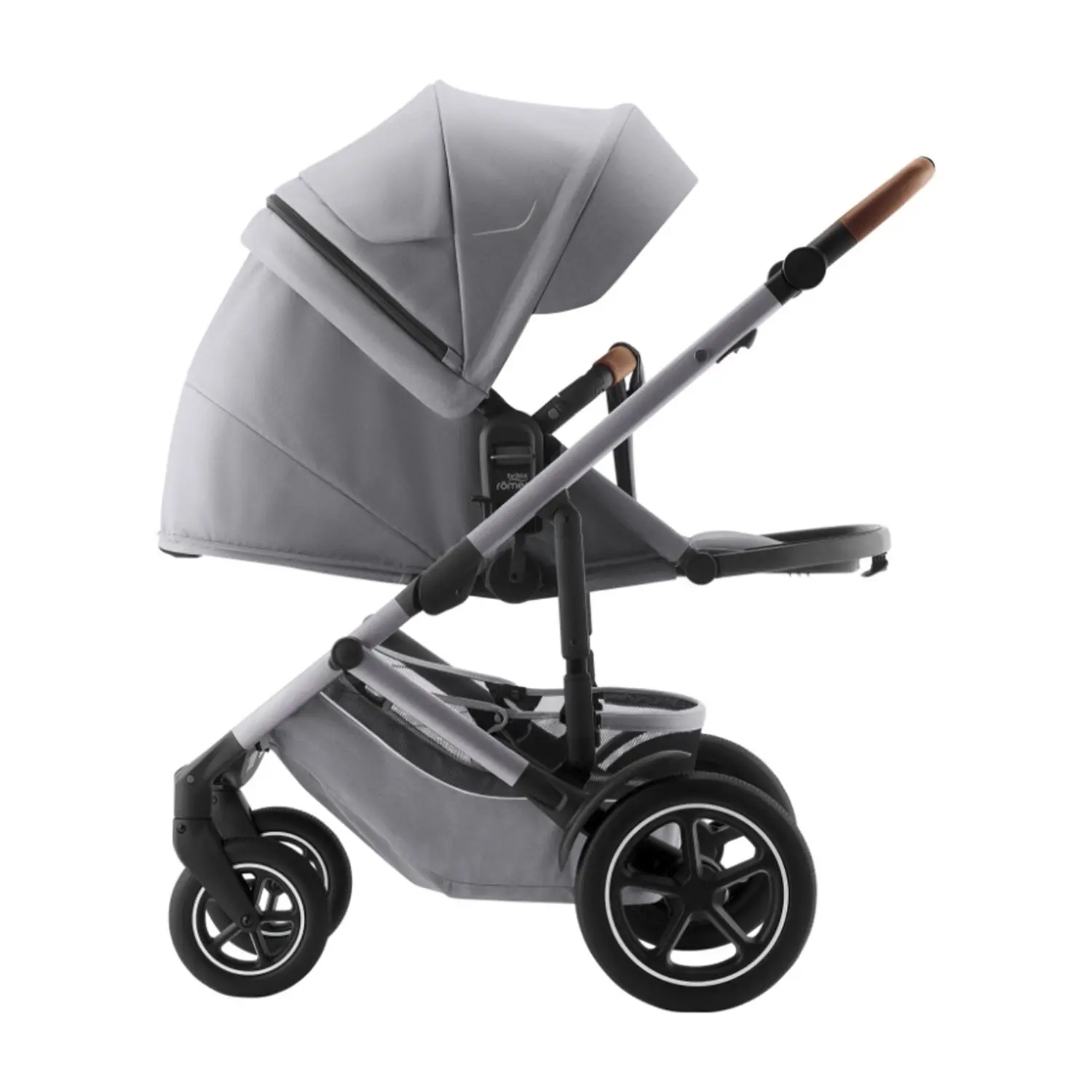 Комплект 3в1 коляска Smile 5Z Frost Grey + BS CORE Space Black - изображение 7