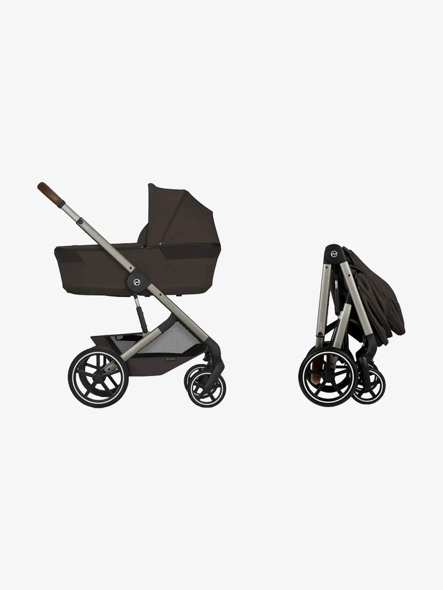 Коляска 2 в 1 Balios S Lux TPE Chocolate Brown - изображение 9