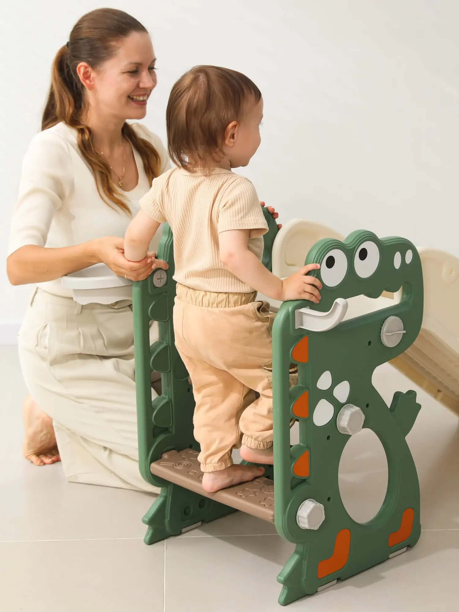Горка UNIX Kids Dino Small Green - изображение 8