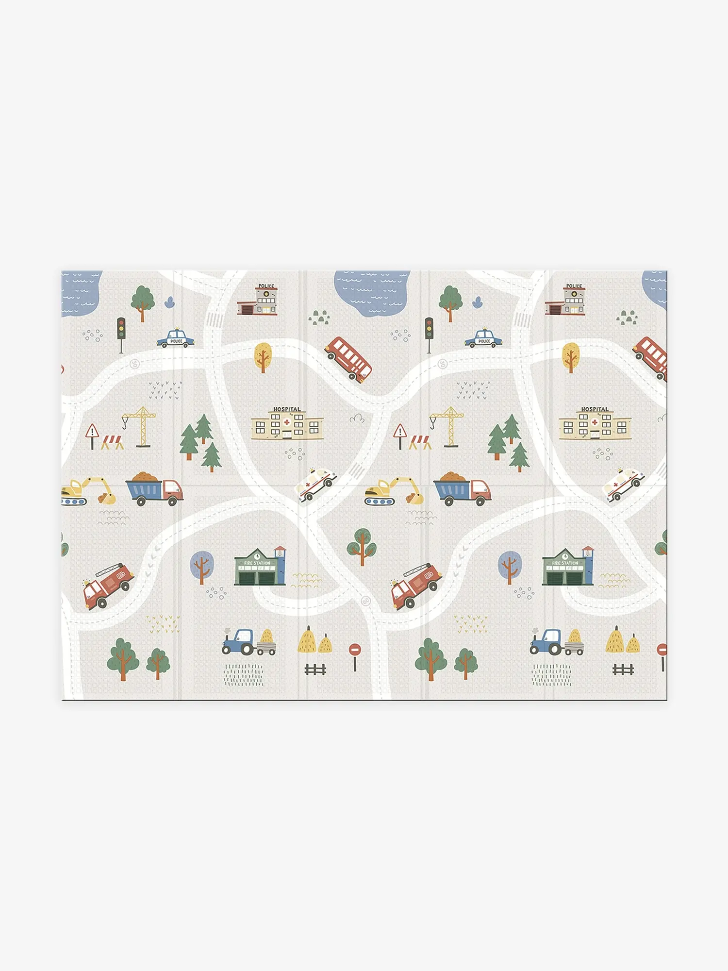 Портативный коврик Portable 140x200x1 см, Чудесная дорога