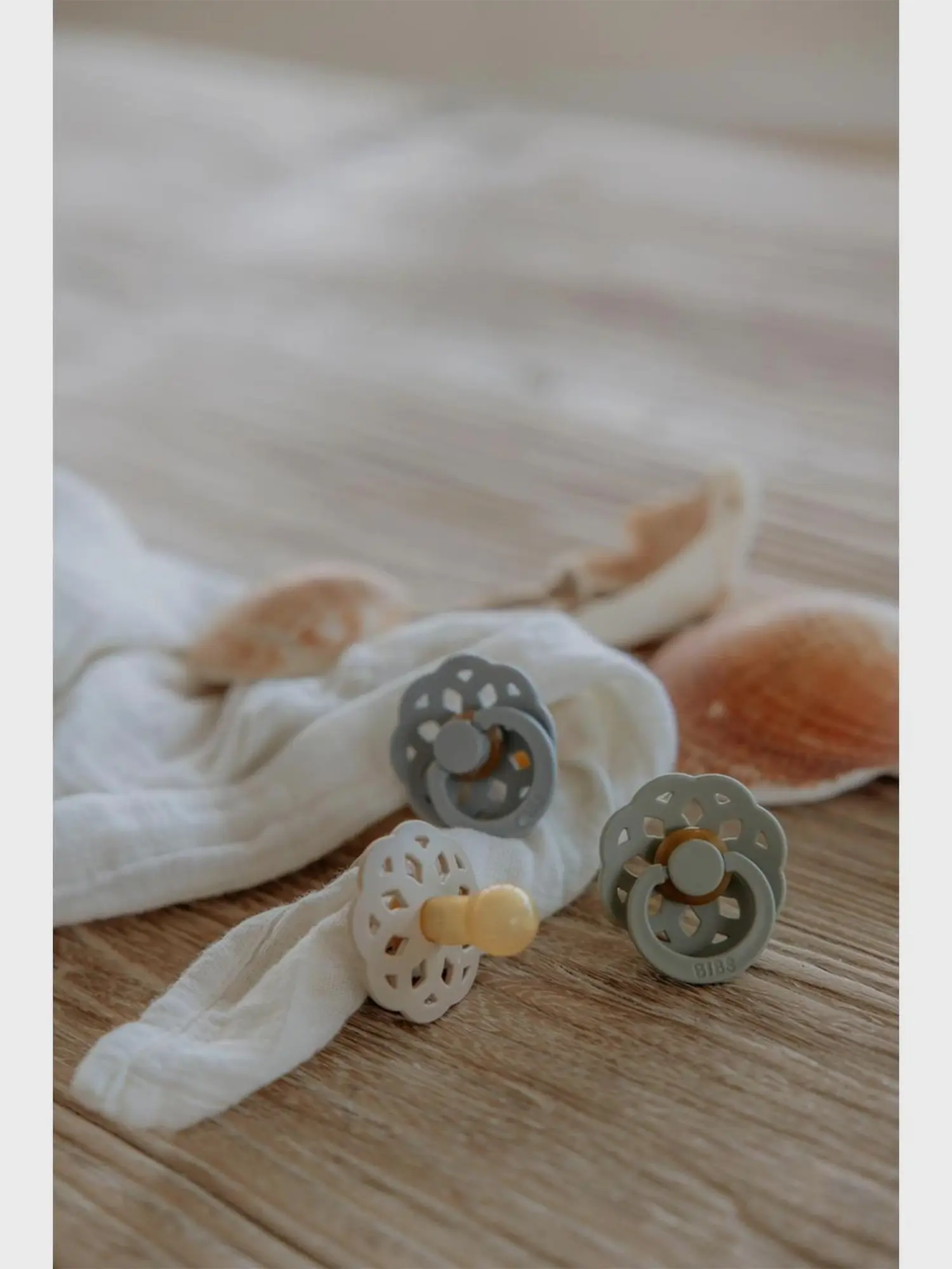 Набор латексных пустышек, 2 шт, Ivory/Sage - изображение 7