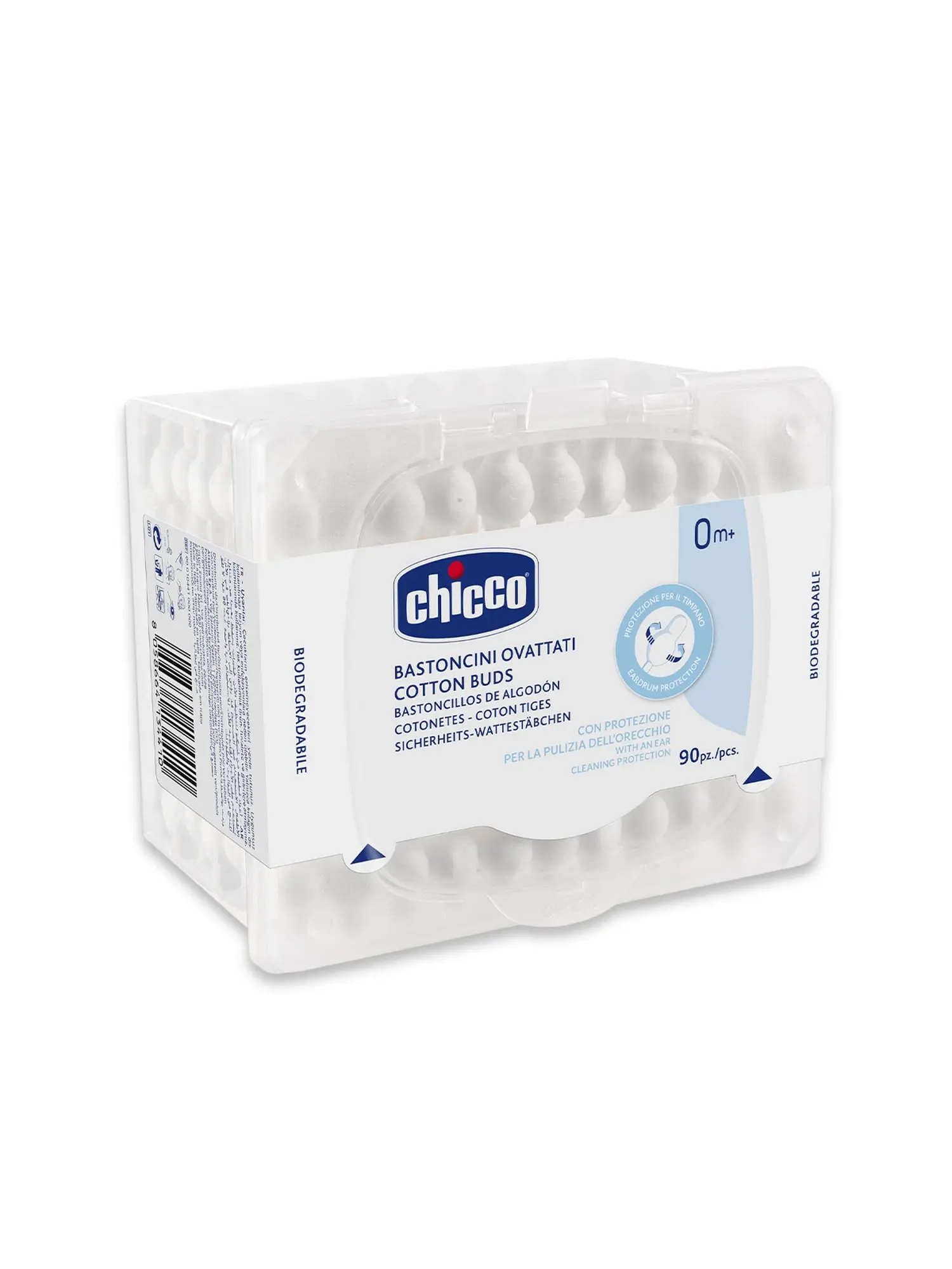 Ватные палочки CHICCO. с ограничителем 90 шт. - изображение 2
