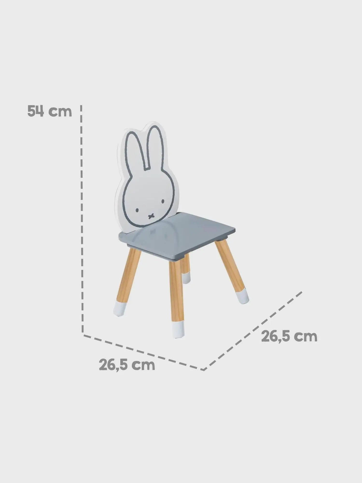 Комплект детской деревянной мебели Miffy стол+2 стула - изображение 7