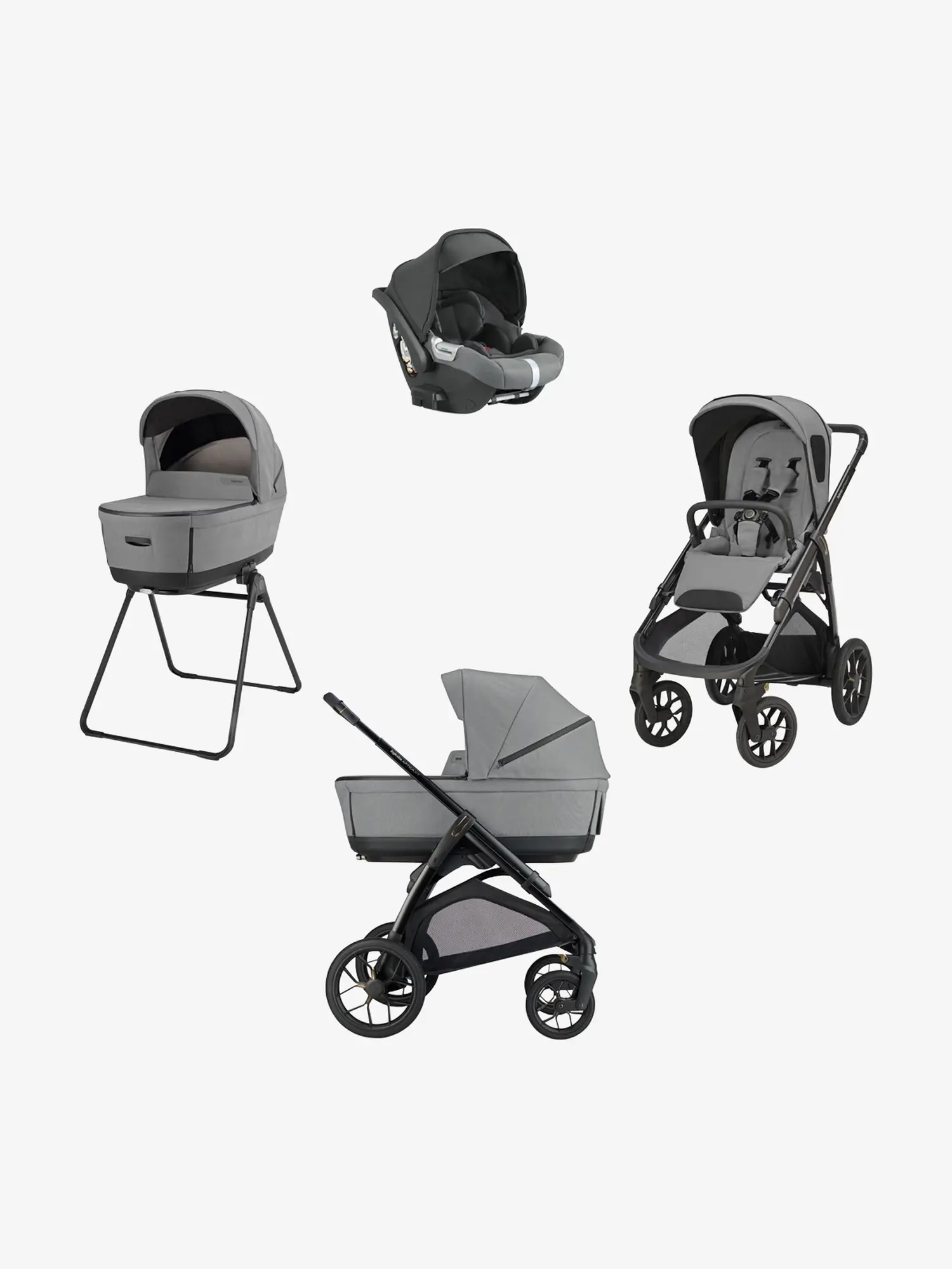 Коляска 3 в 1 Aptica XT Darwin i-Size Canyon grey