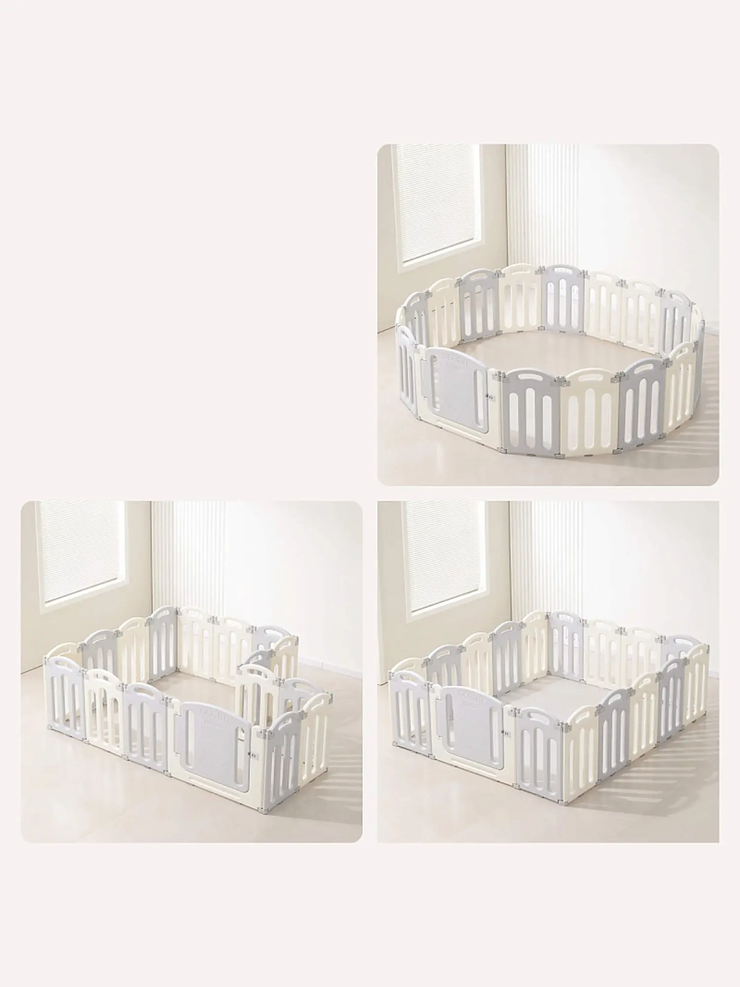 Манеж UNIX Kids Ocean (225 x 188 cm) Grey - изображение 3