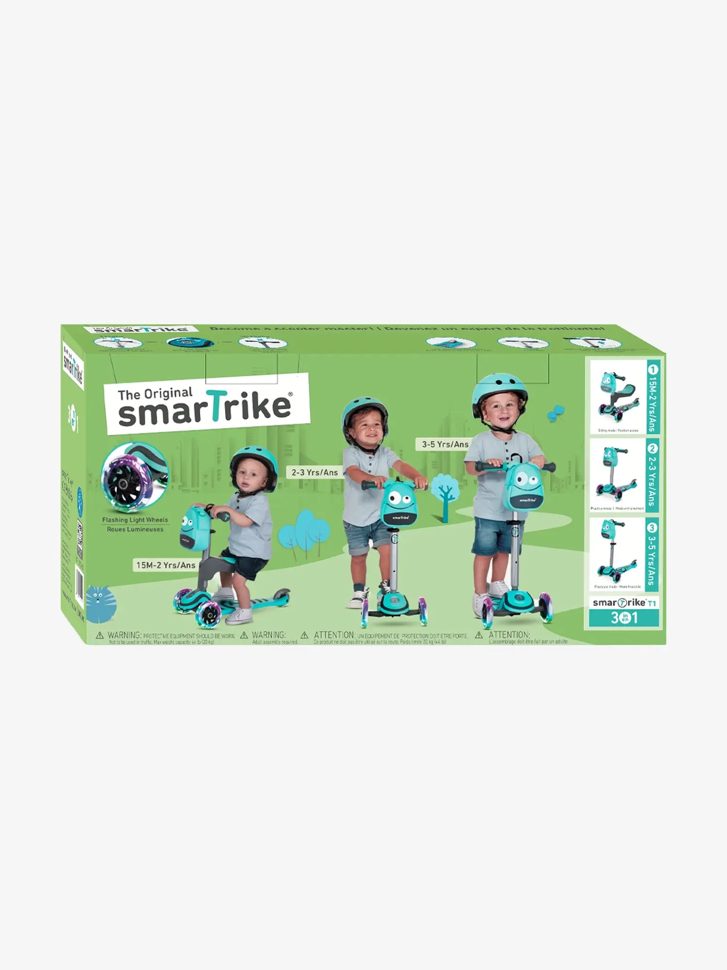 Трехколесный самокат-трансформер 2в1 T1 Scooter Blue - изображение 5