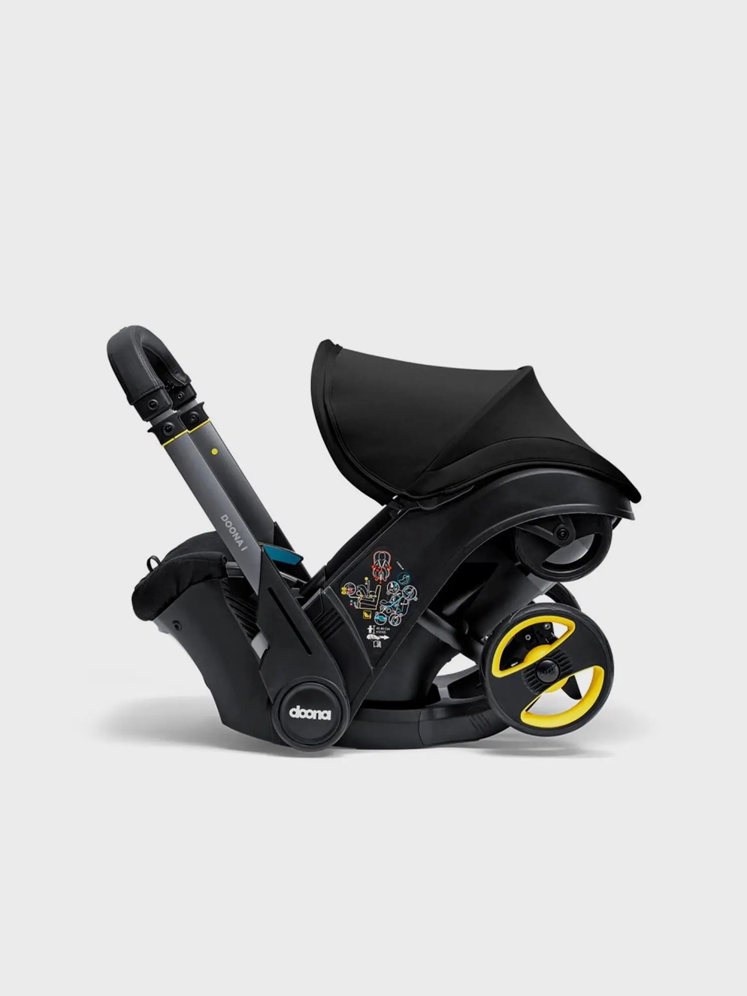 Коляска-автокресло Dоona i Nitro Black в комплекте с базой ISOFIX - изображение 5