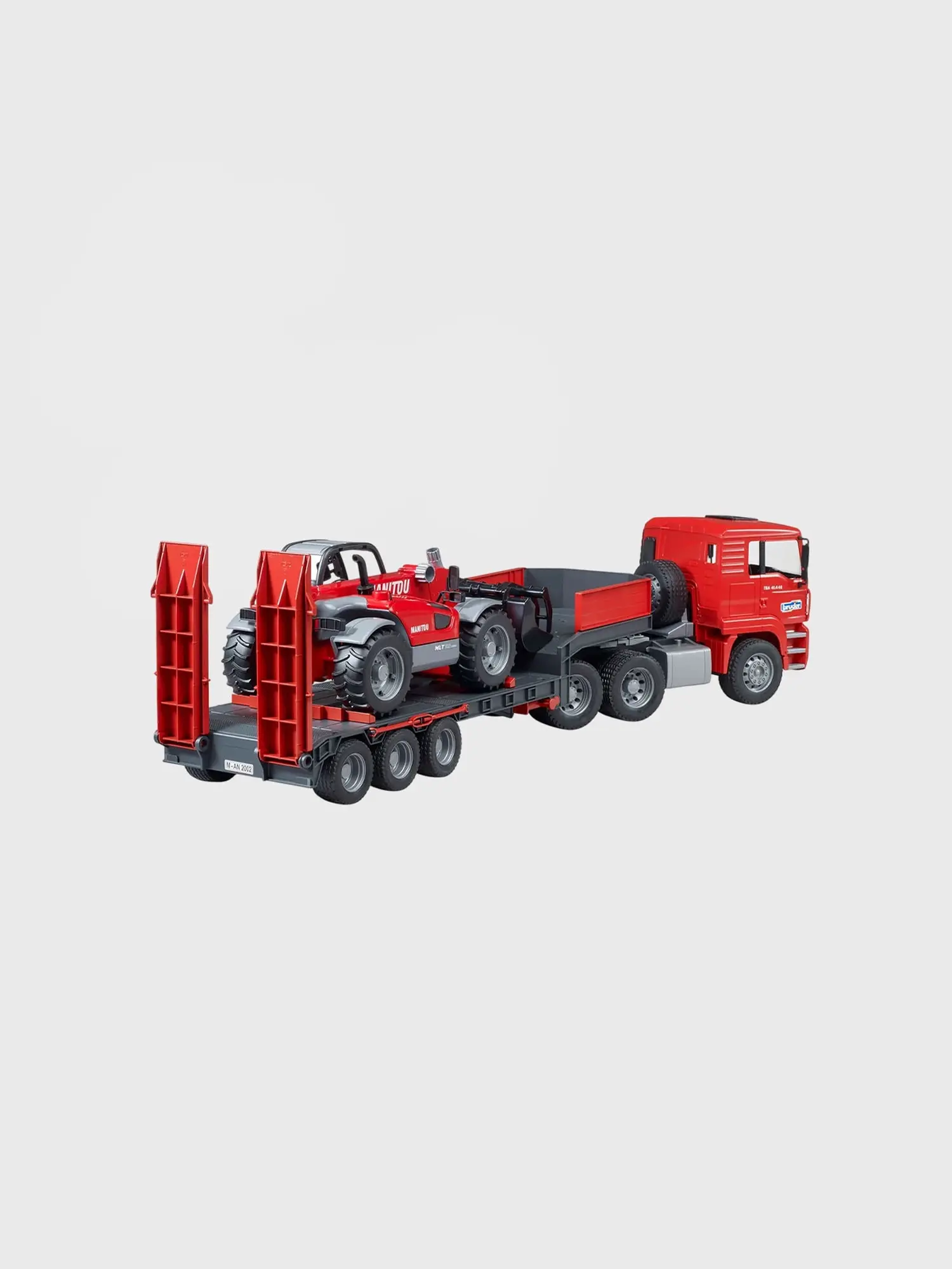 Грузовик MAN с погрузчиком Manitou - изображение 5