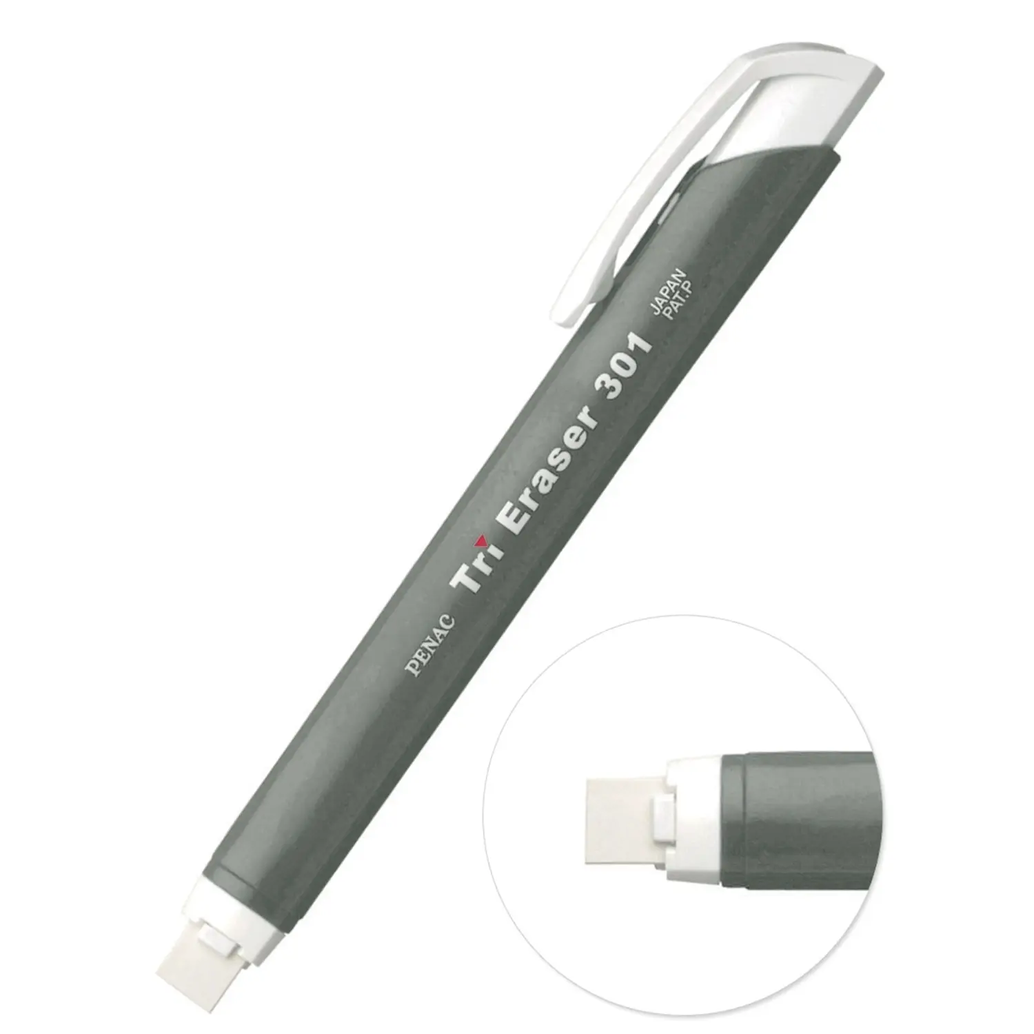 Ластик Tri eraser, серый - изображение 2